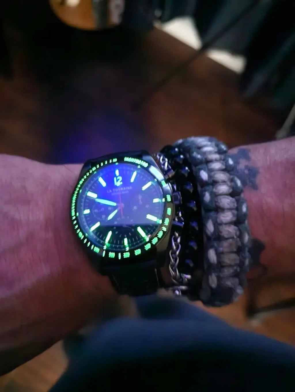 Heritage Racer Noir | Mechanical Tachymeter