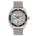 Core Diver - White Mother of Pearl - Carbon Fiber Bezel