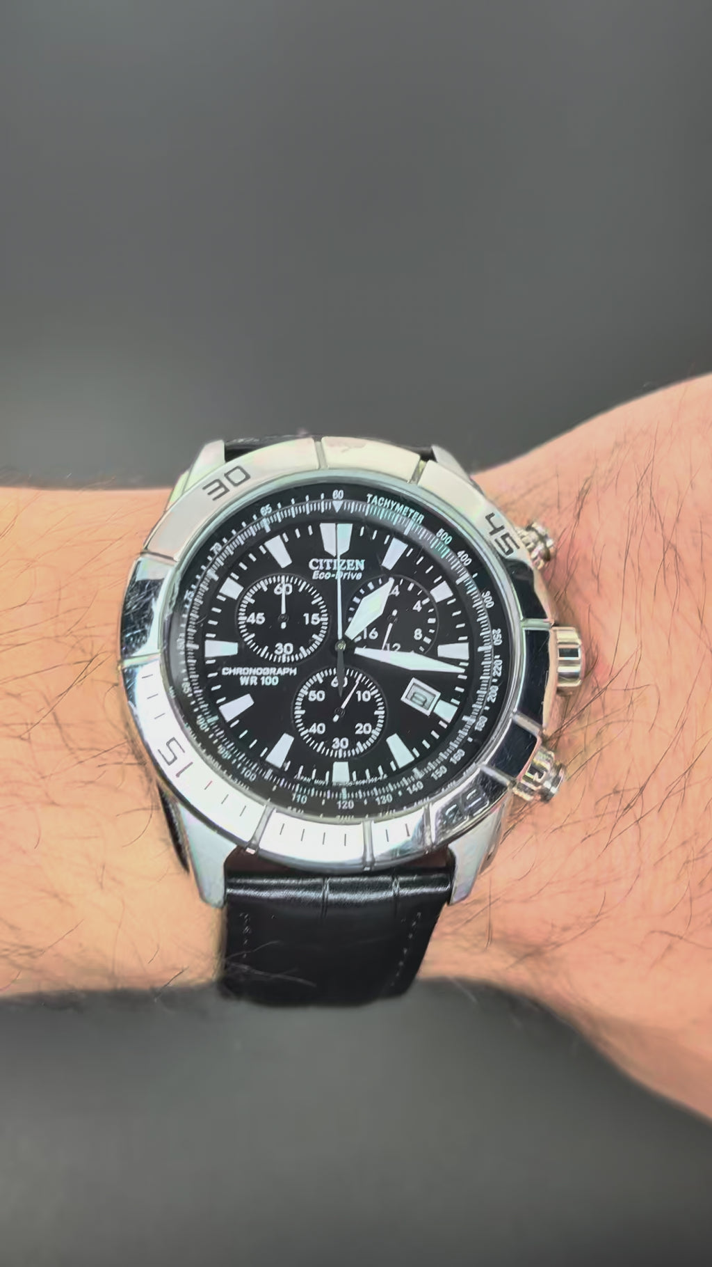 Citizen Eco Drive Chronograph Solar Quartz Watch