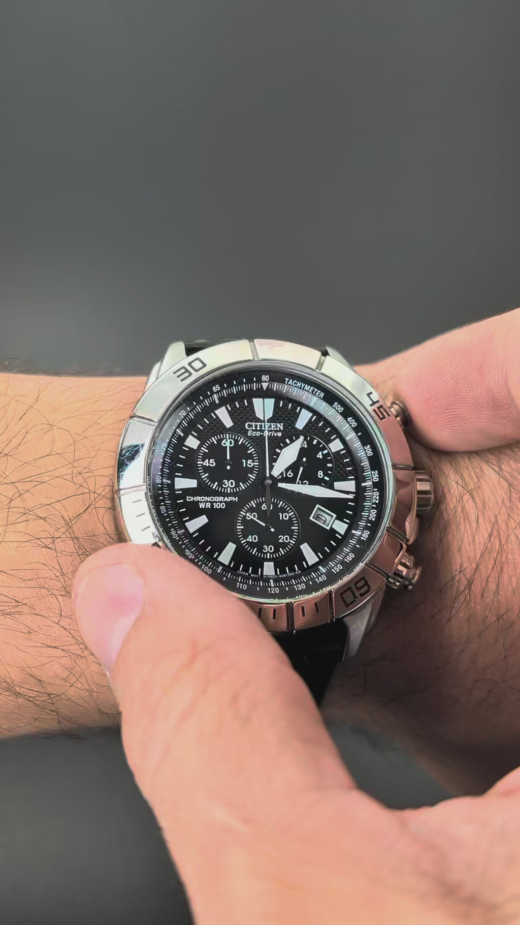 Citizen Eco Drive Chronograph Solar Quartz Watch