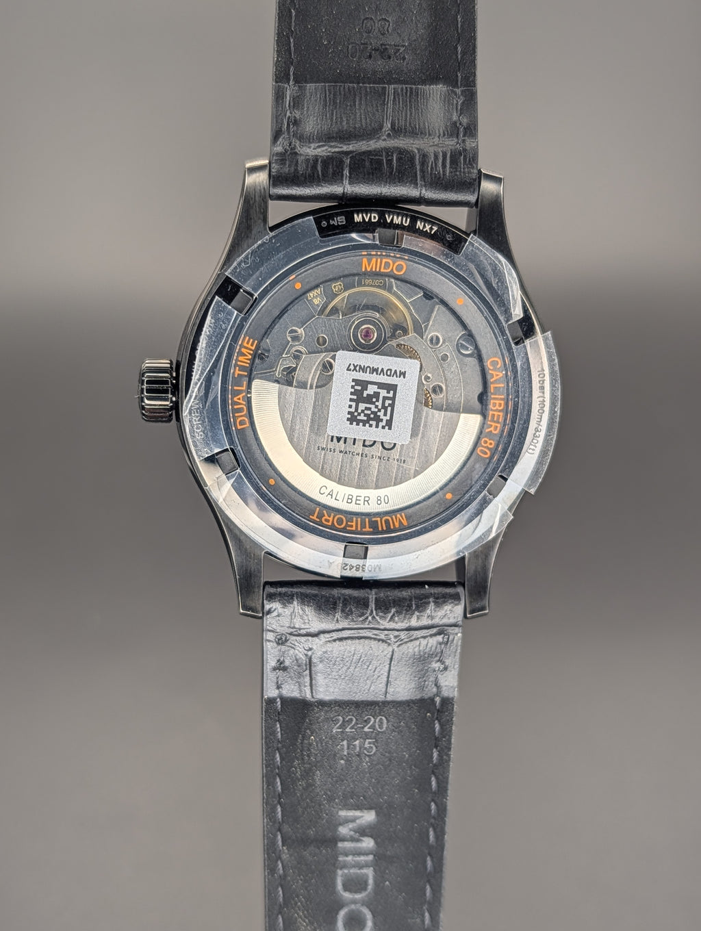 Mido Multifort Dual Time GMT Automatic Watch ref. MO38429 *New in Box*