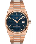 Tissot PRX Powermatic 80 Rose Gold Tone w/ Blue Waffle Dial Automatic Watch *New in Box*
