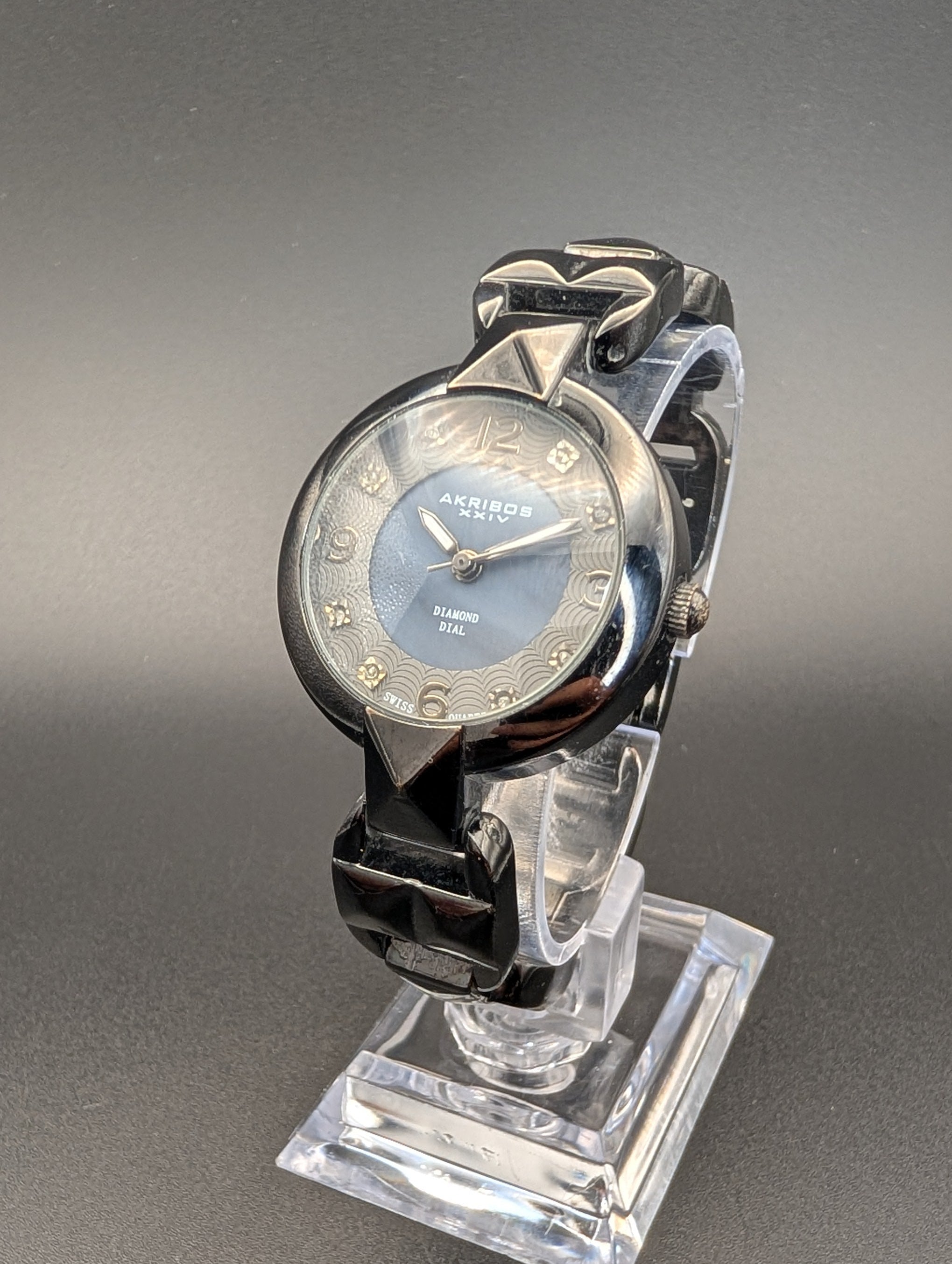 Akribos Diamond and Studs Women's Quartz Watch