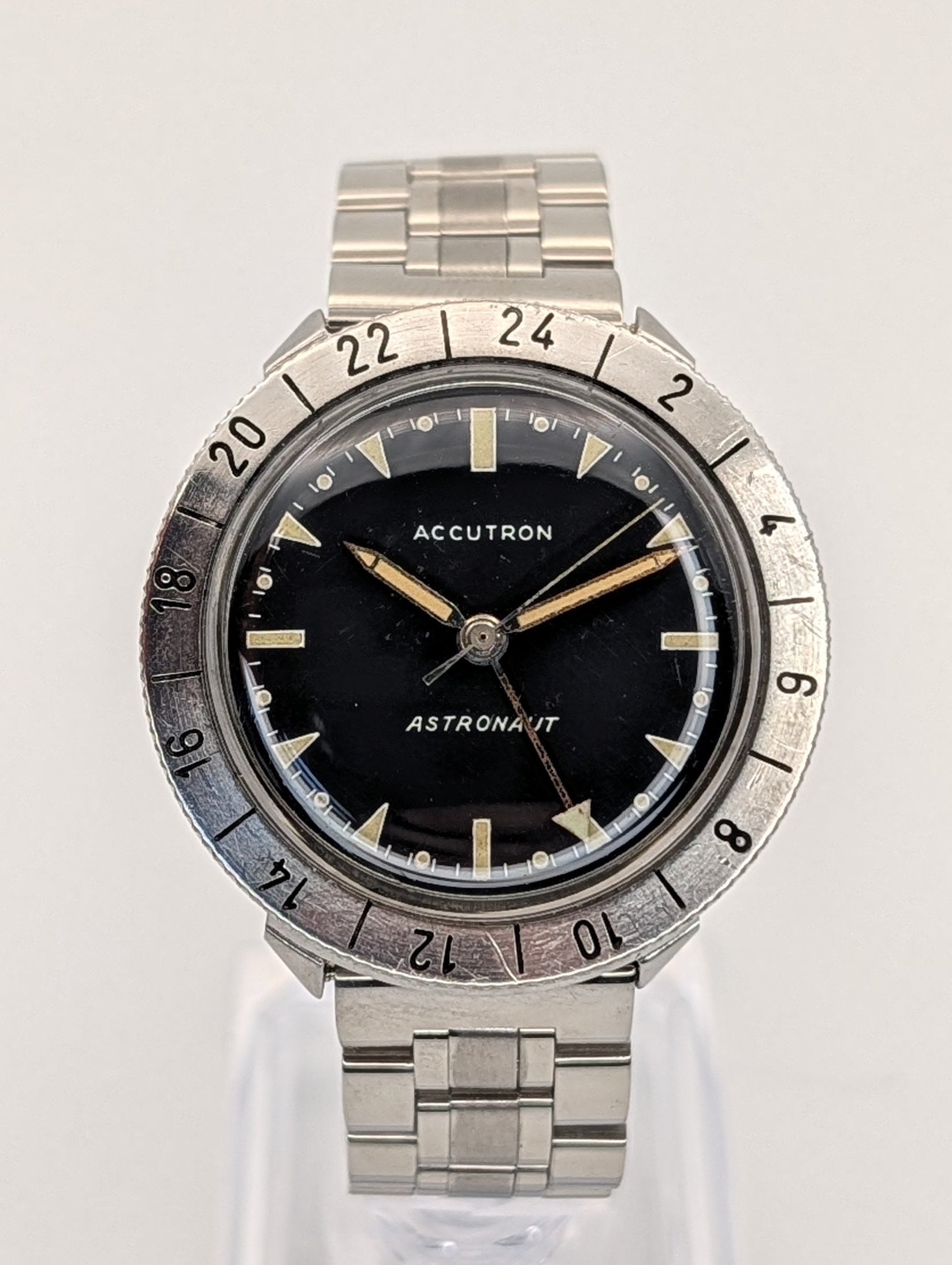 Accutron Astronaut (1974) GMT Vintage Watch w/ Tuning Fork Movement