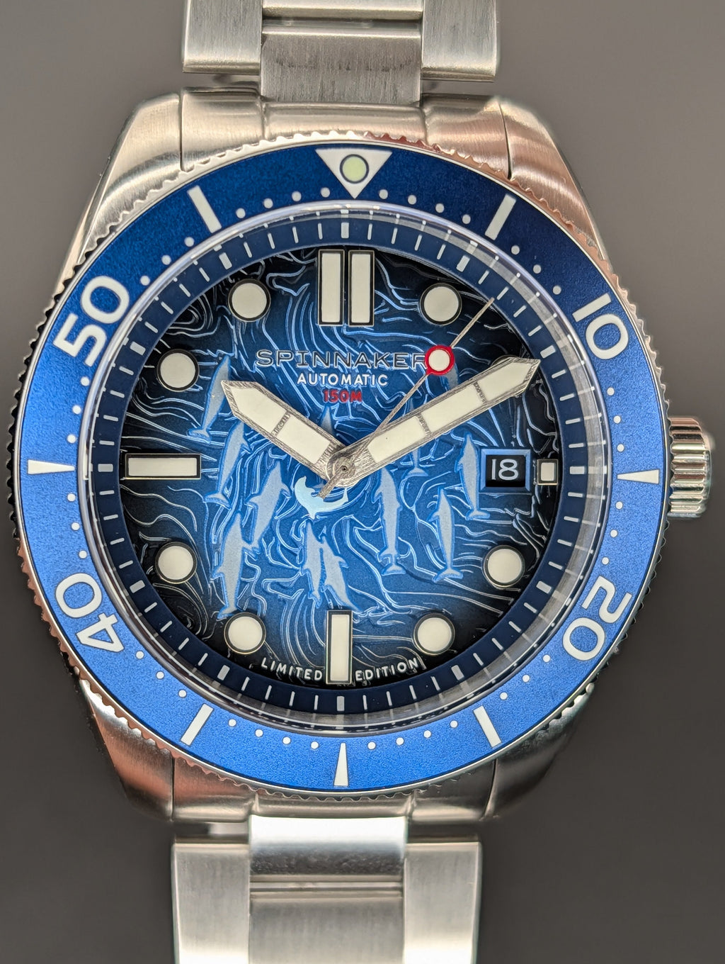 Spinnaker Croft Special Edition Dolphin Project Automatic Watch *New in Box*