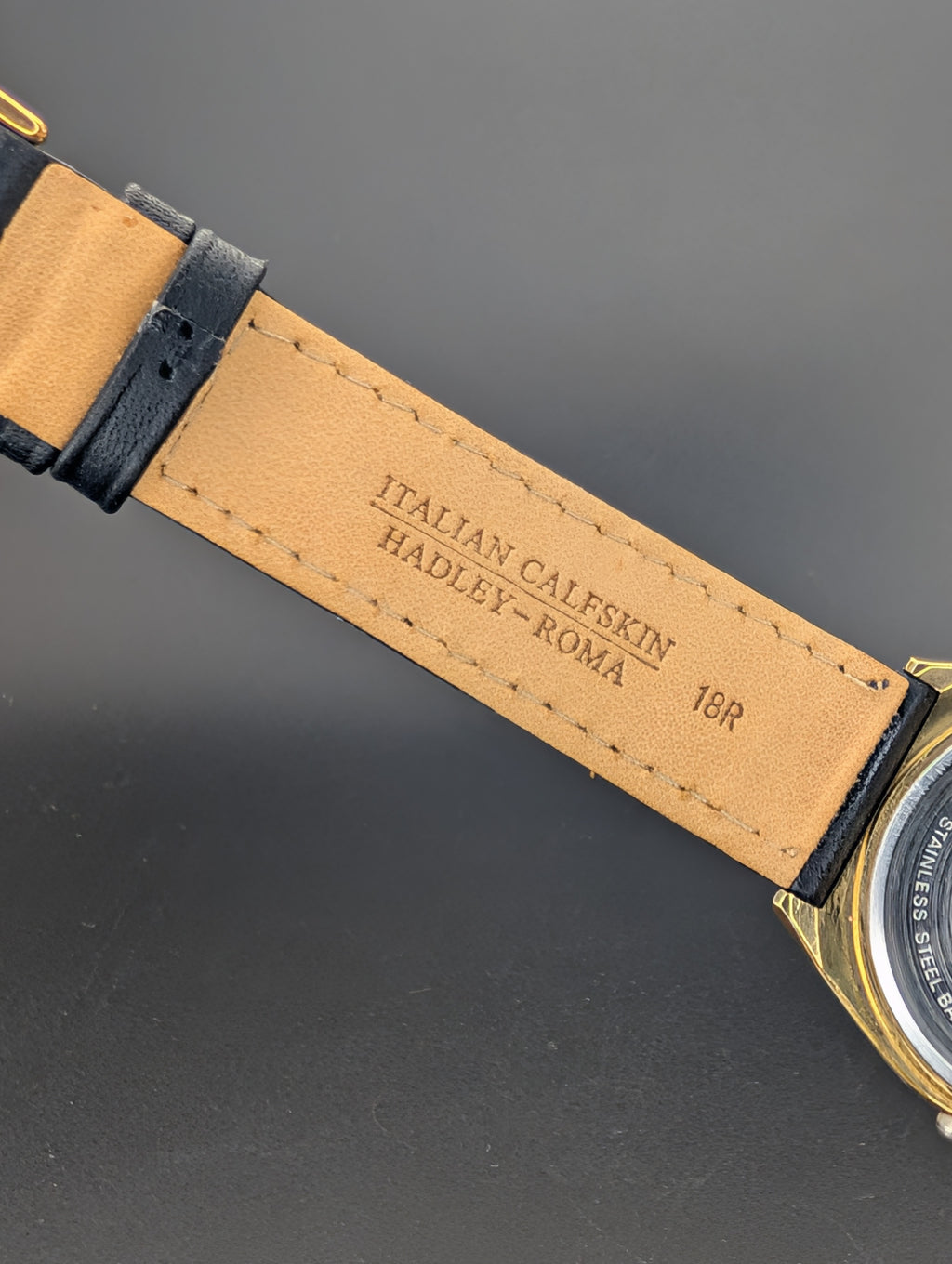 Pulsar Quartz Vintage Watch on Italian Calfskin Leather Strap