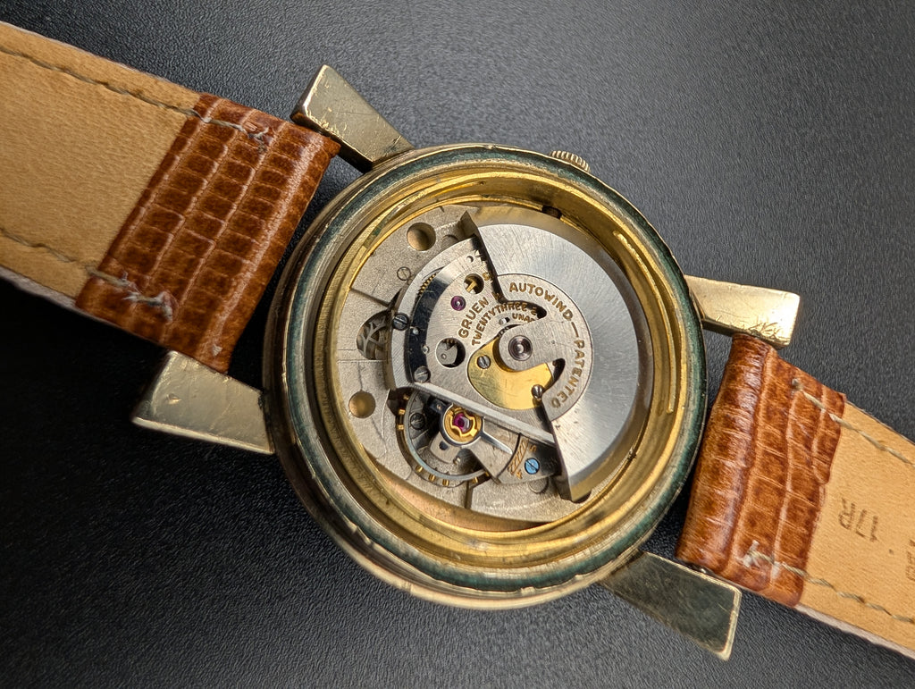 Gruen Continental (1958) Automatic Vintage Watch in 10k Yellow Gold Filled