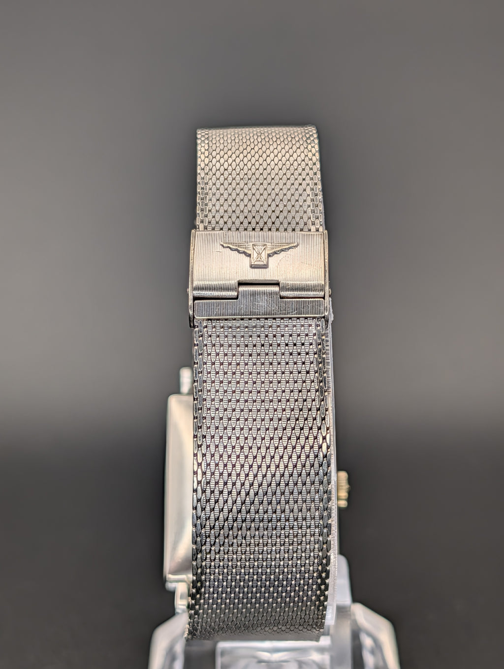 Longines Tuxedo (1960s) Diamond Dial Mechanical Vintage Watch in 10k White Gold Filled