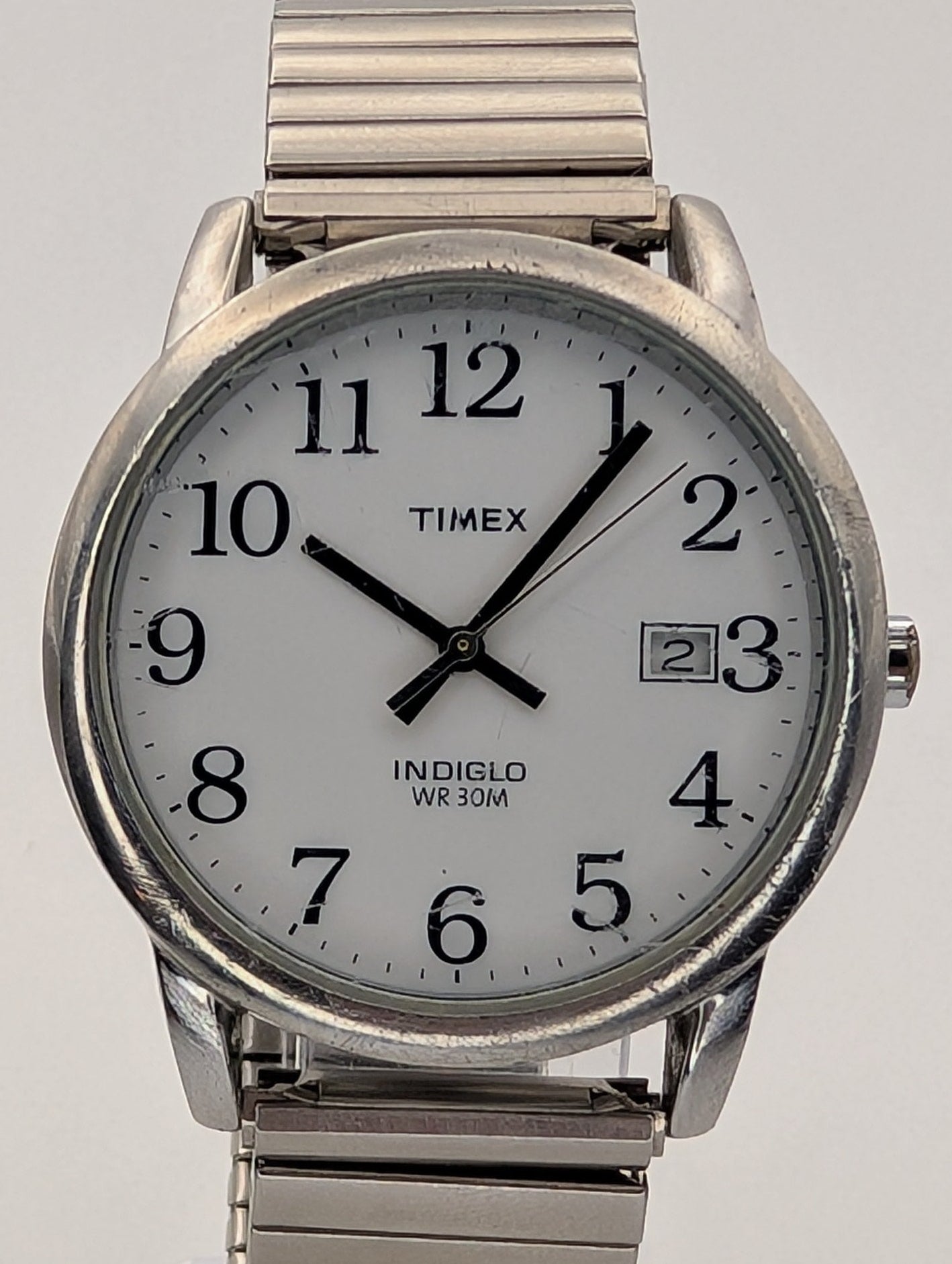 Timex Indiglo Quartz Watch w/ Date Display E7