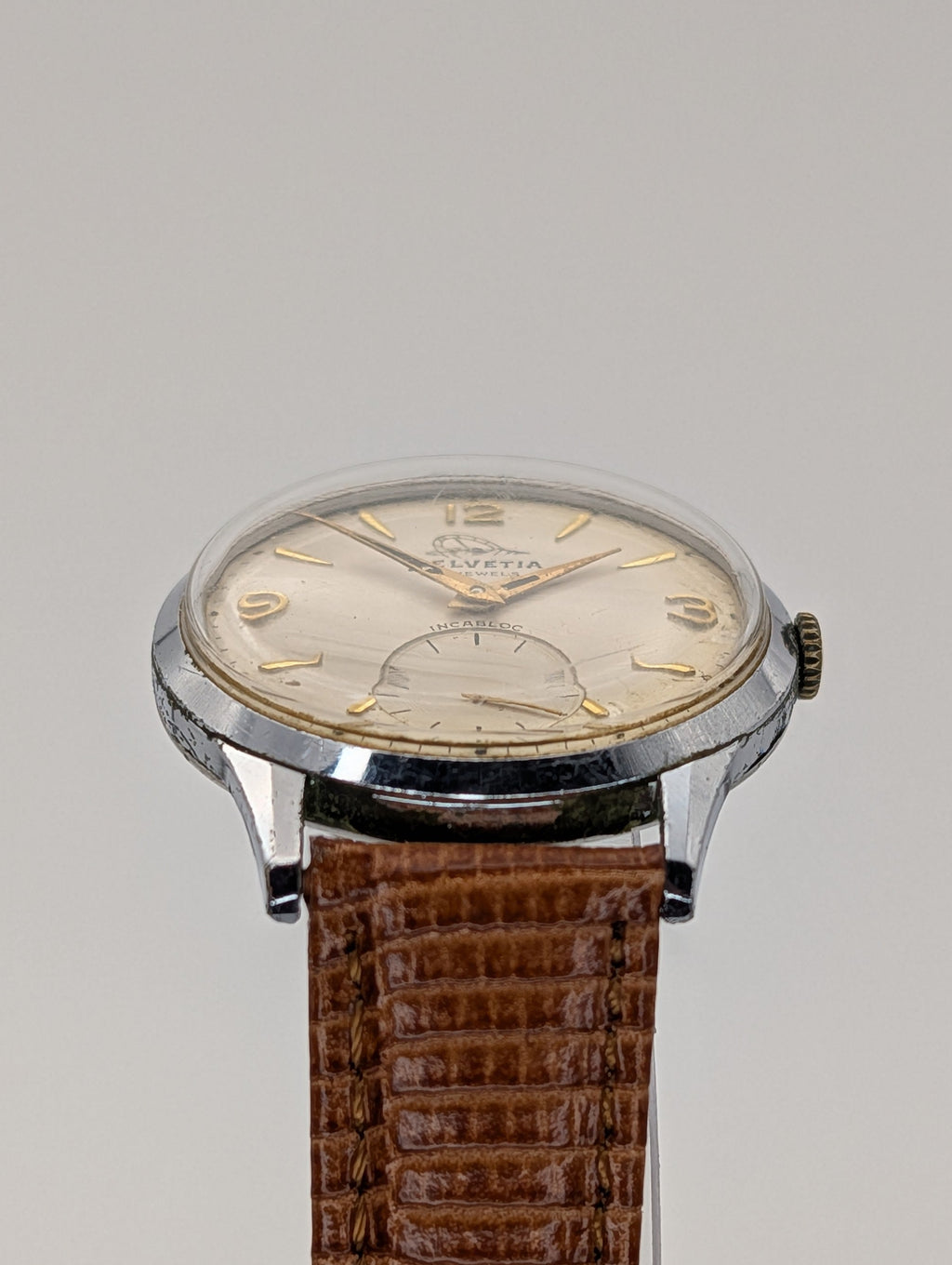 Helvetia Swiss Made Vintage Mechanical Watch