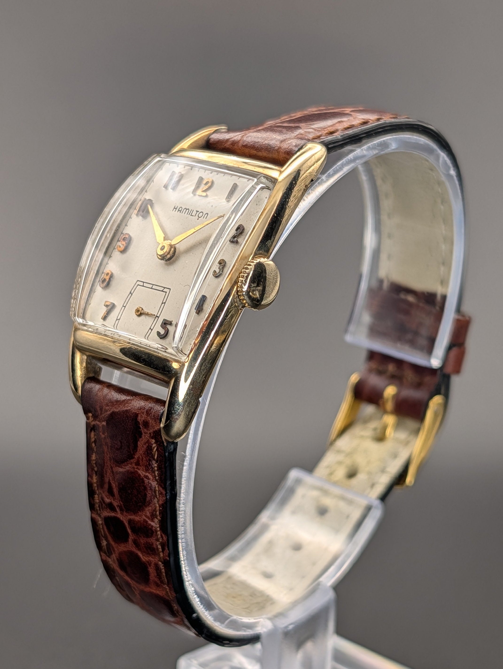Hamilton Dennis (1930s) Mechanical Vintage Watch in 10k Yellow Gold Filled