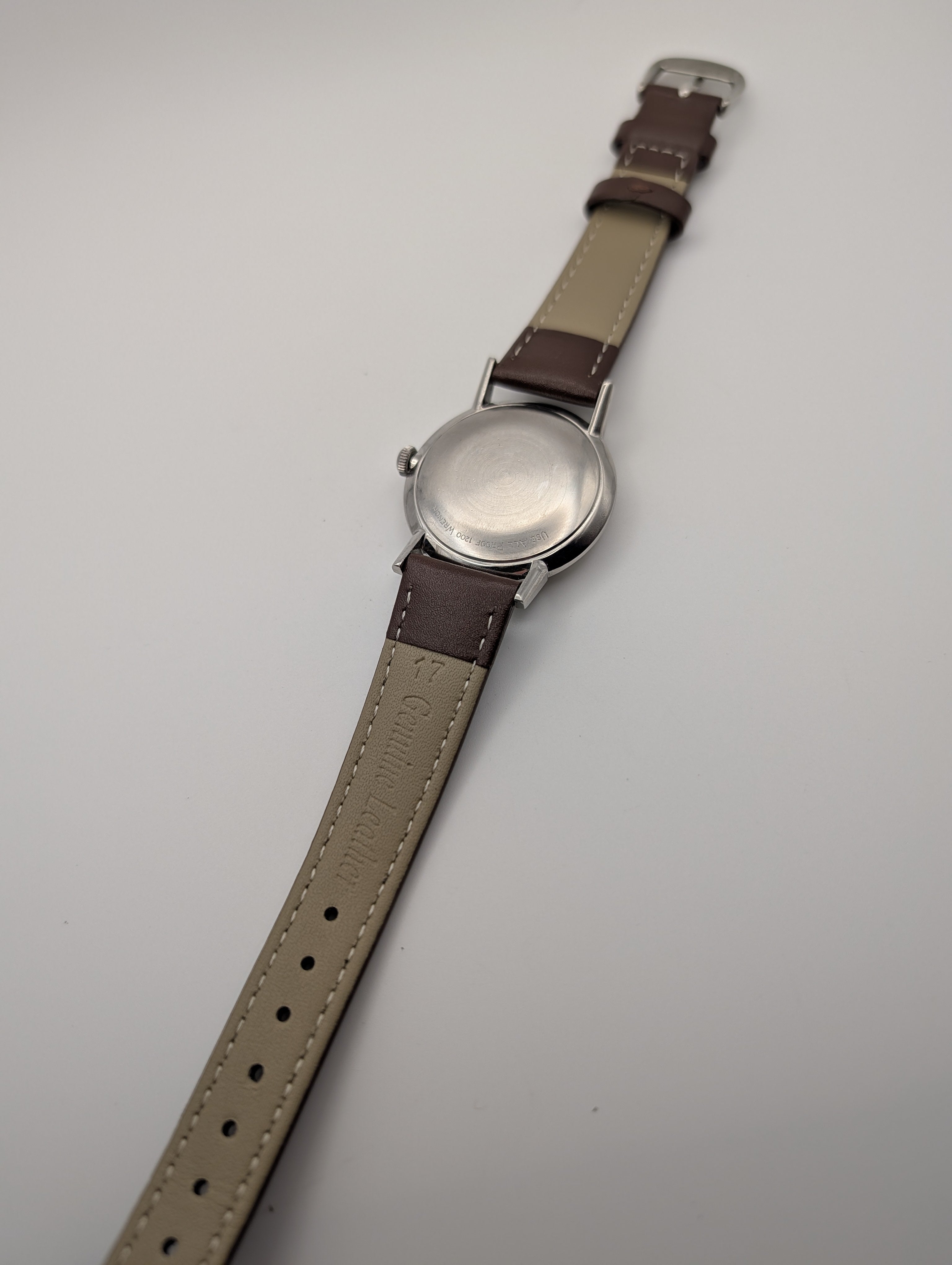 Wittnauer Small Seconds Mechanical Vintage Watch in Stainless Steel