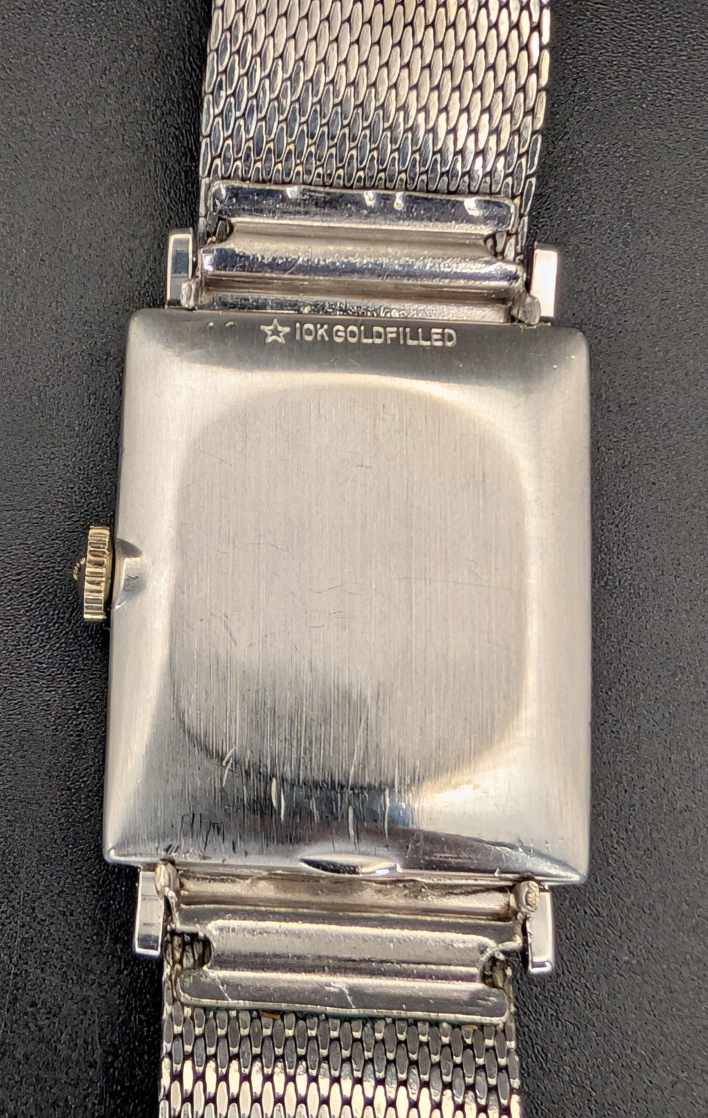 Longines Tuxedo (1960s) Diamond Dial Mechanical Vintage Watch in 10k White Gold Filled