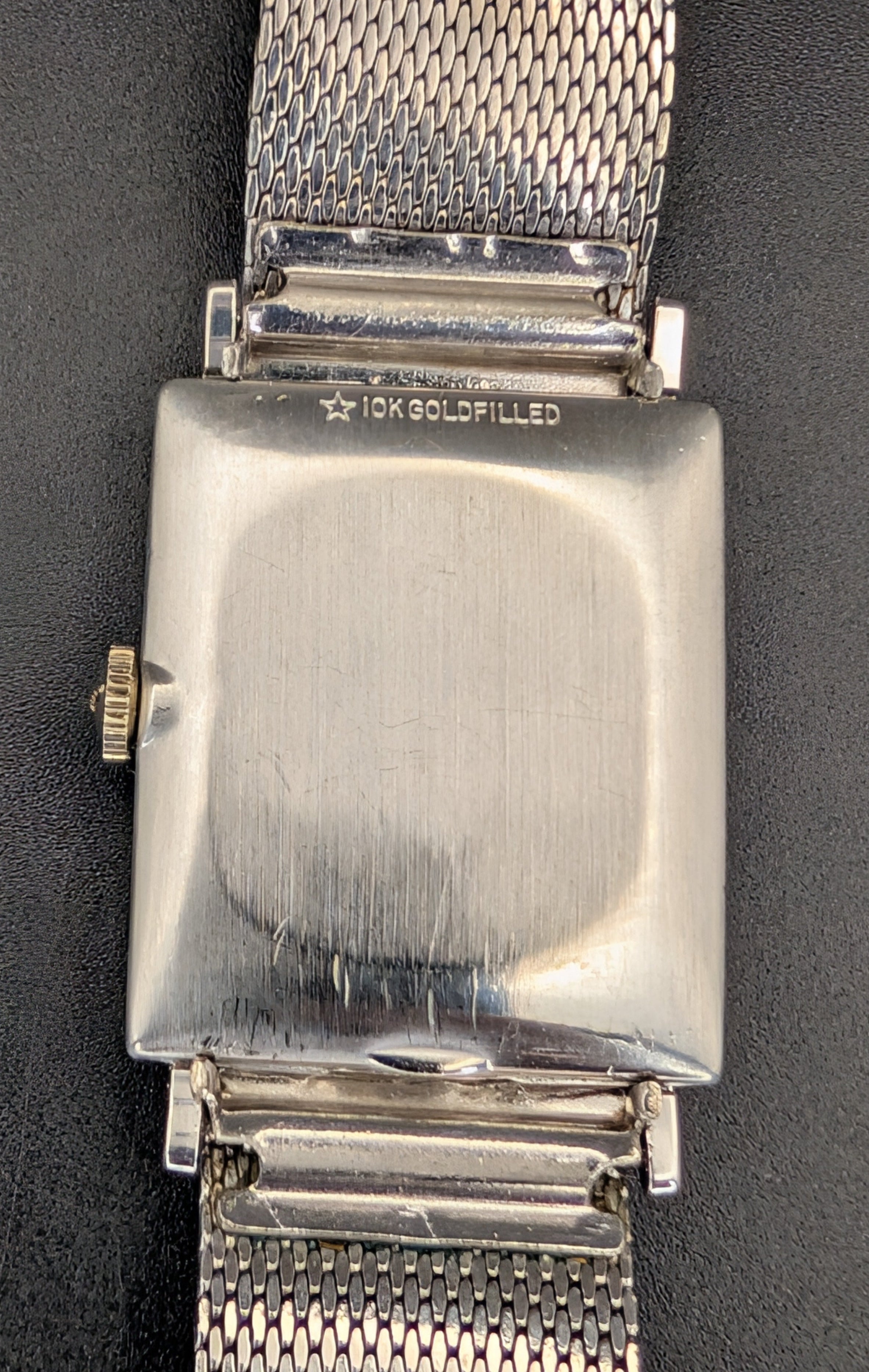Longines Tuxedo (1960s) Diamond Dial Mechanical Vintage Watch in 10k White Gold Filled