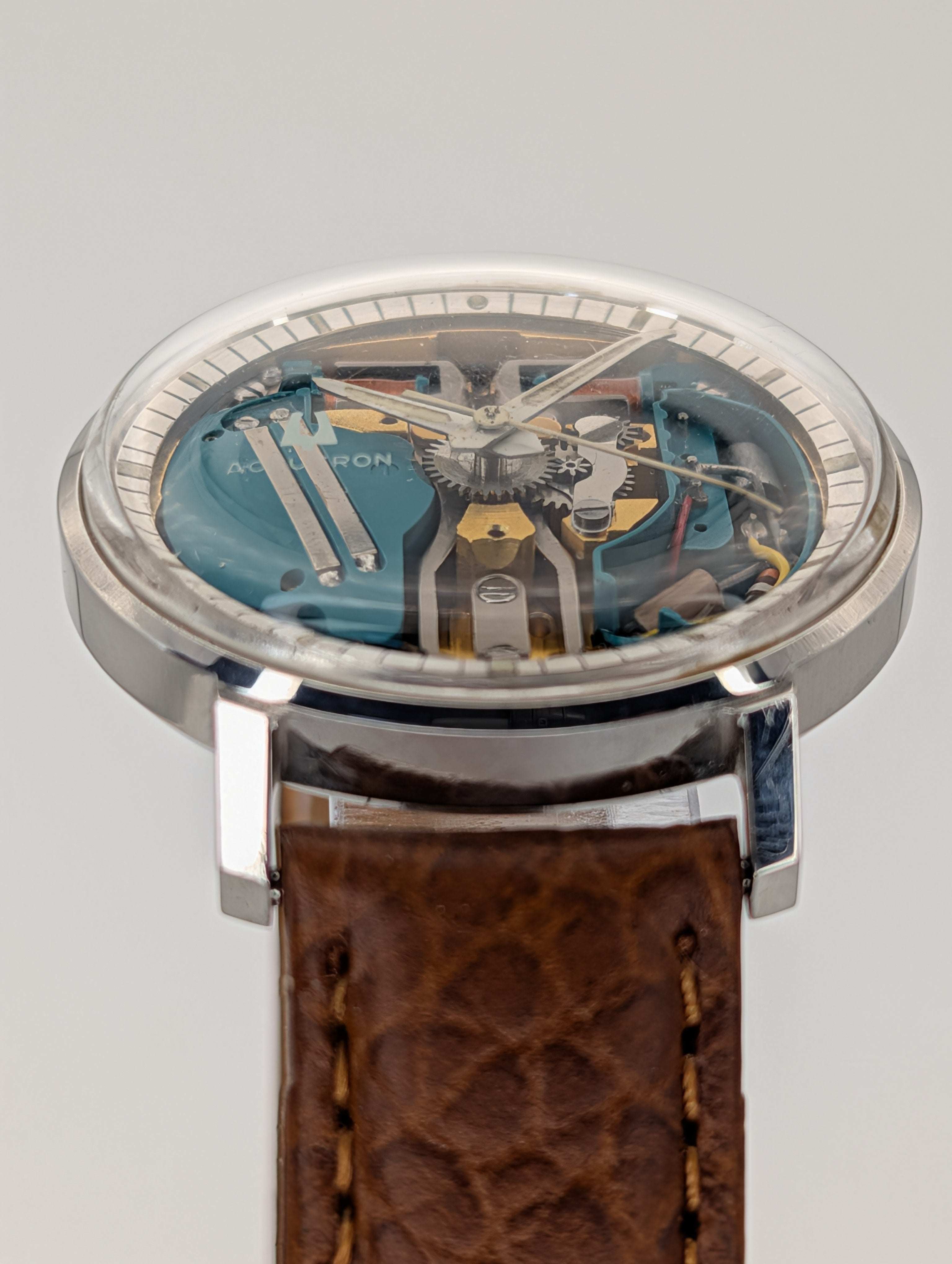 Accutron Spaceview (1970) Vintage Watch w/ Tuning Fork Movement