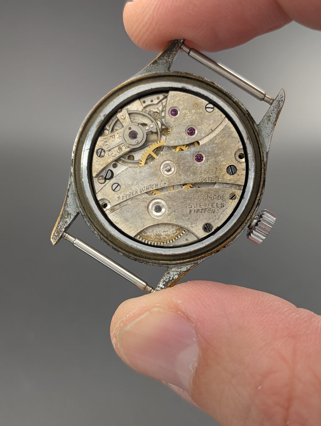 Vintage Movado Small Seconds Mechanical Watch
