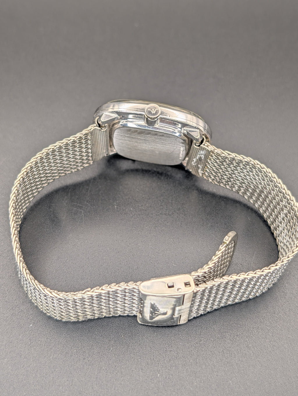 Longines Ellipse (1960s) Mechanical Vintage Watch w/ Diamond Accent Dial in 10k White Gold Filled Case