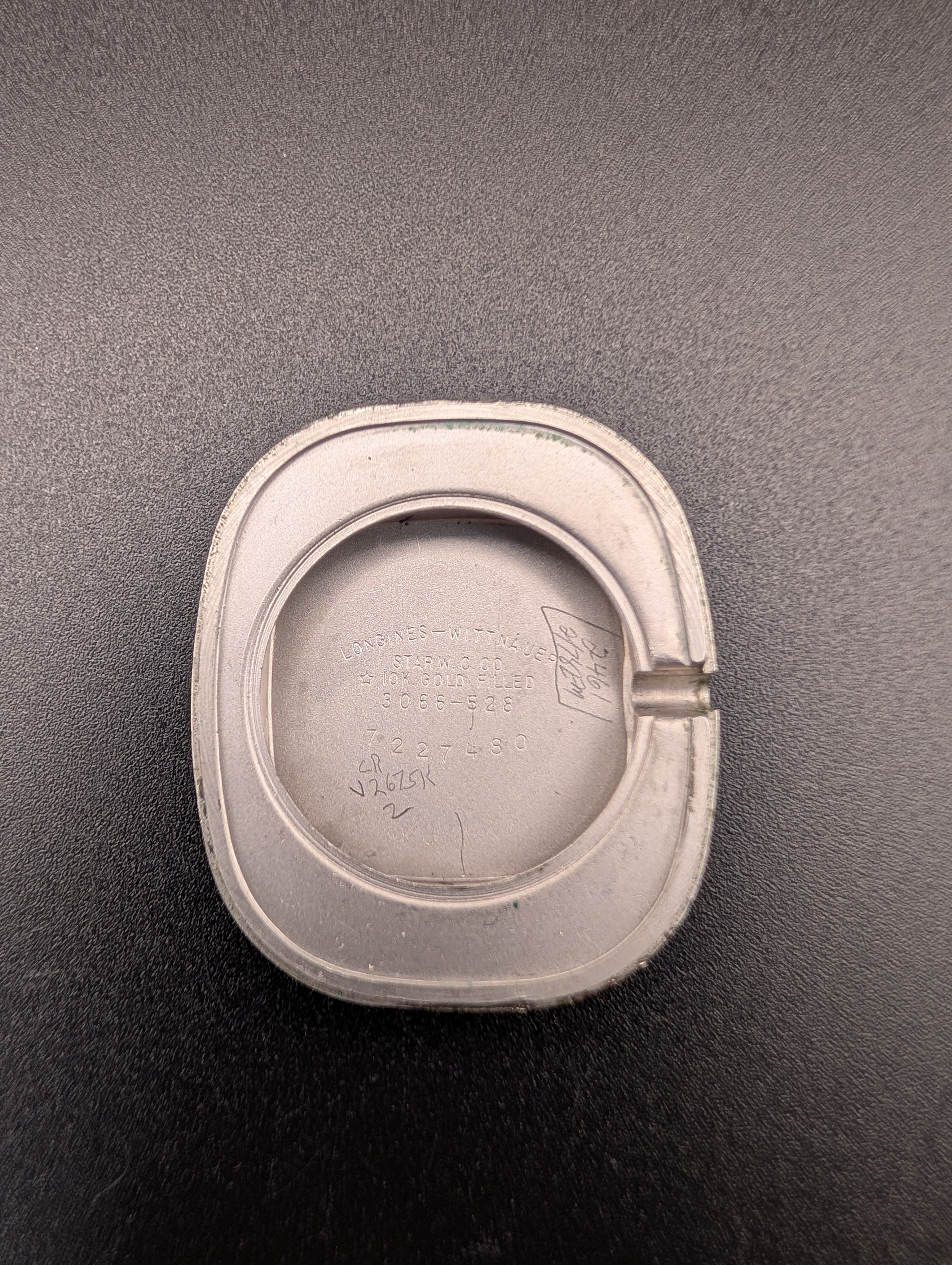 Longines Ellipse (1960s) Mechanical Vintage Watch w/ Diamond Accent Dial in 10k White Gold Filled Case