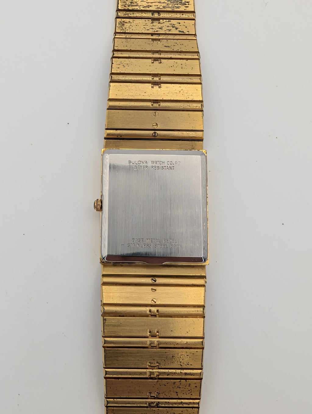 Bulova Quartz (1997) on Integrated Gold Tone Bracelet