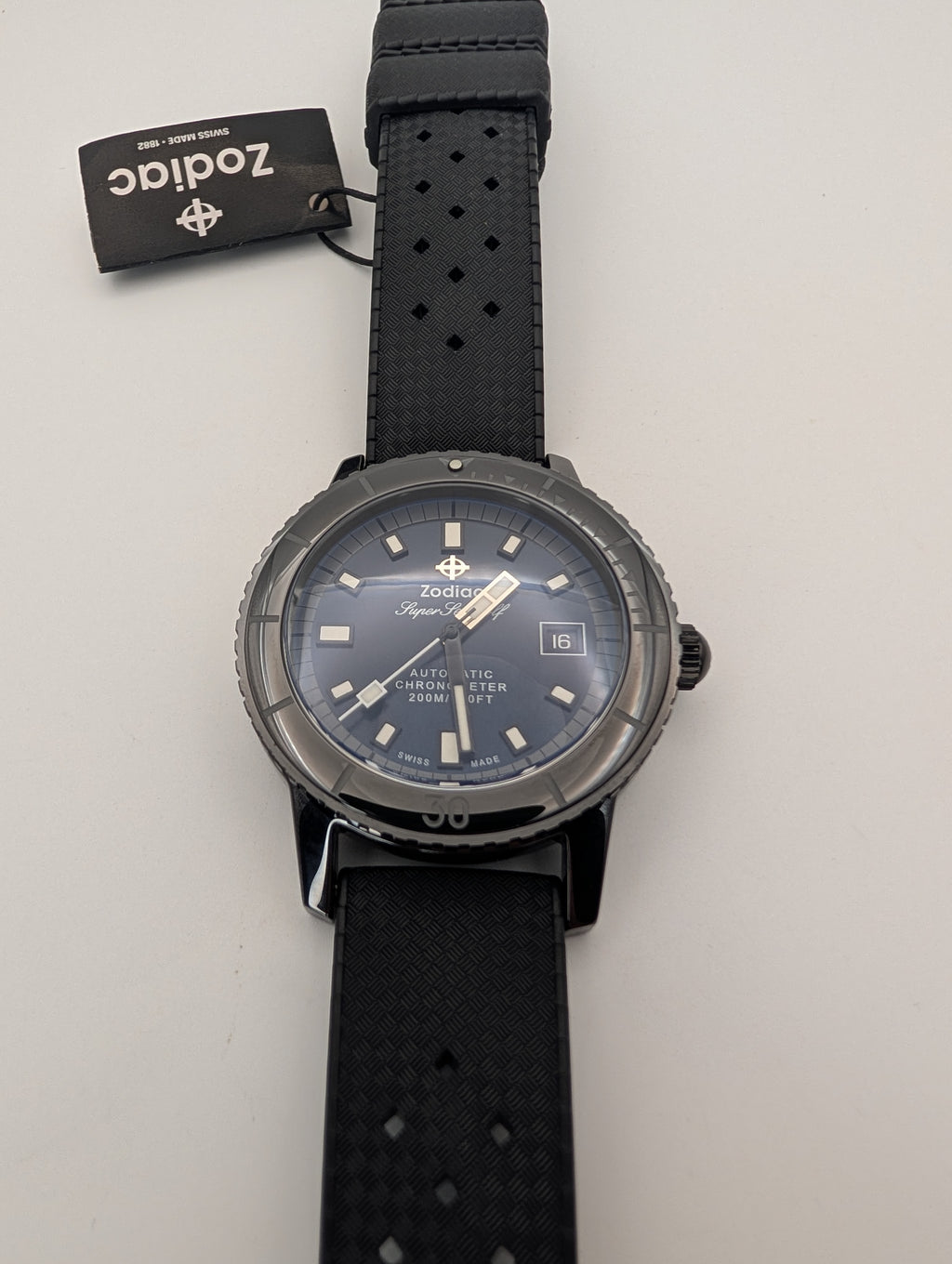 Zodiac Super Sea Wolf Ceramic Compression Diver Automatic *New in Box*