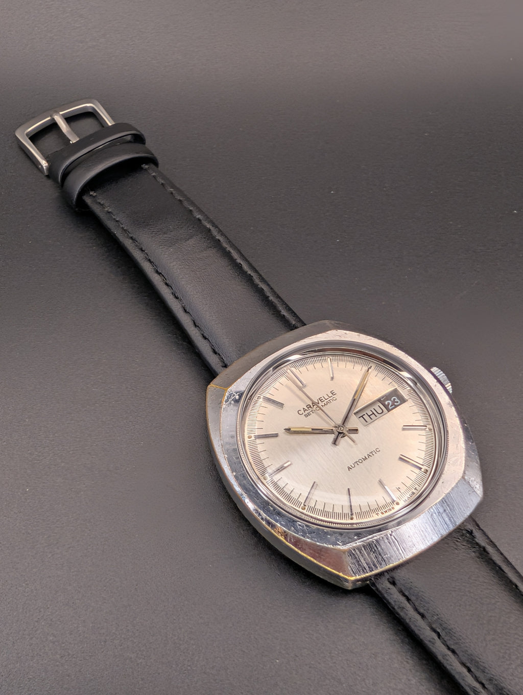 Caravelle Set-o-Matic (1975) Swiss Made Automatic Vintage Watch