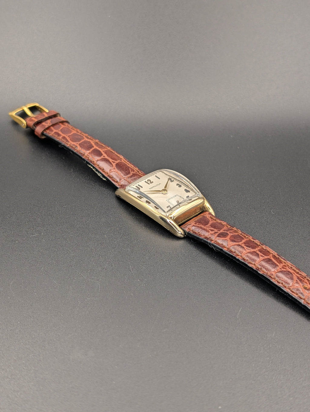 Hamilton Dennis (1930s) Mechanical Vintage Watch in 10k Yellow Gold Filled