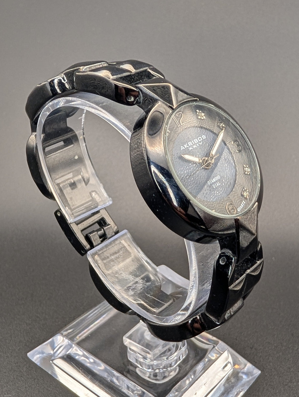 Akribos Diamond and Studs Women's Quartz Watch