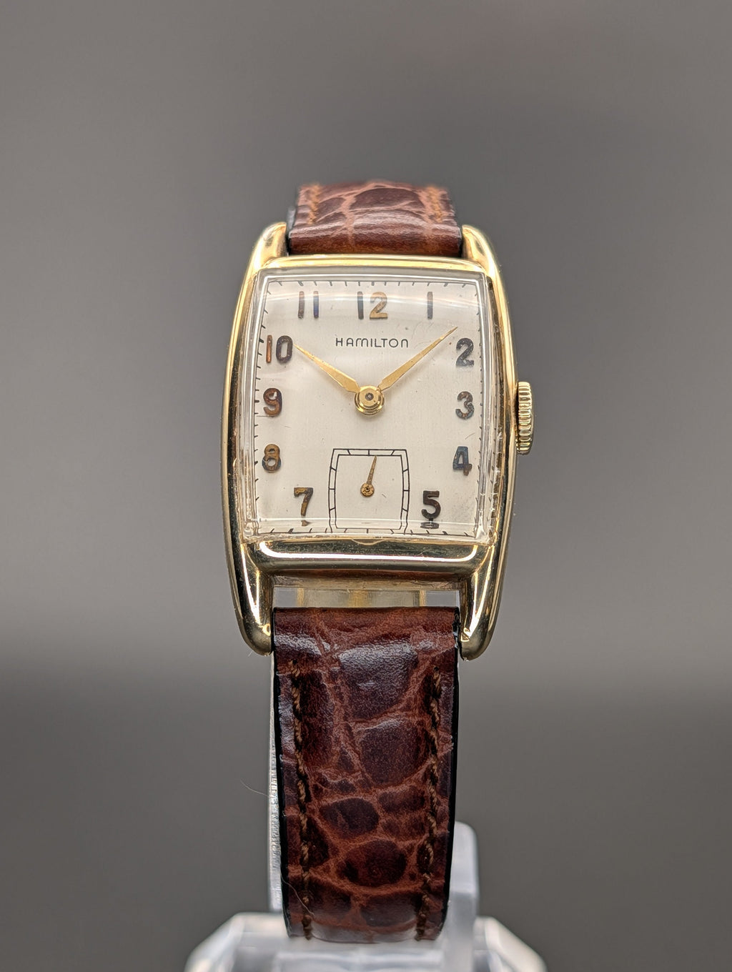 Hamilton Dennis (1930s) Mechanical Vintage Watch in 10k Yellow Gold Filled