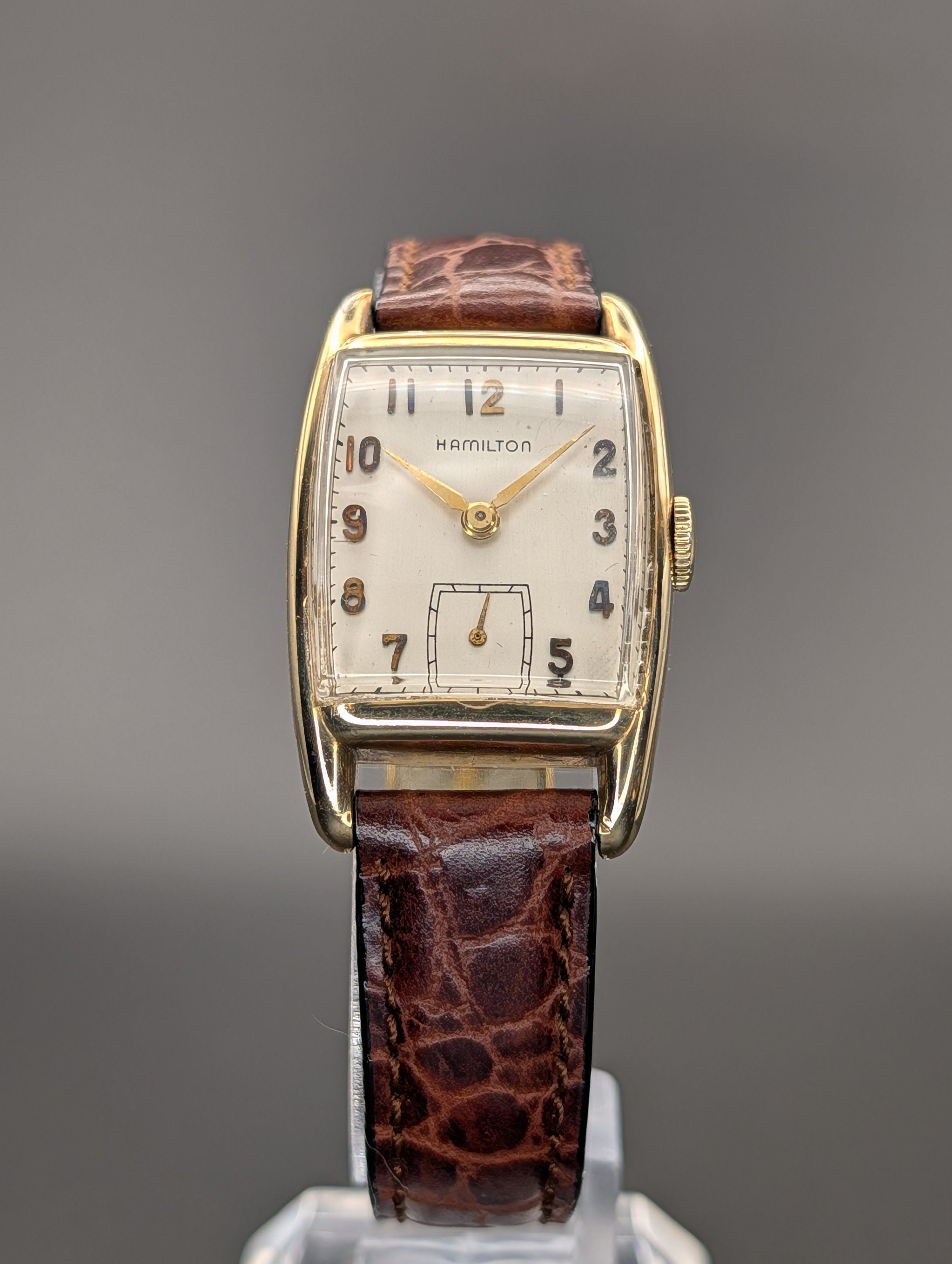 Hamilton Dennis (1930s) Mechanical Vintage Watch in 10k Yellow Gold Filled