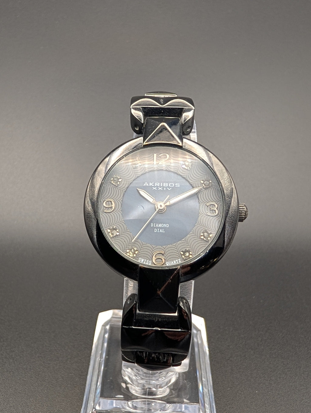 Akribos Diamond and Studs Women's Quartz Watch