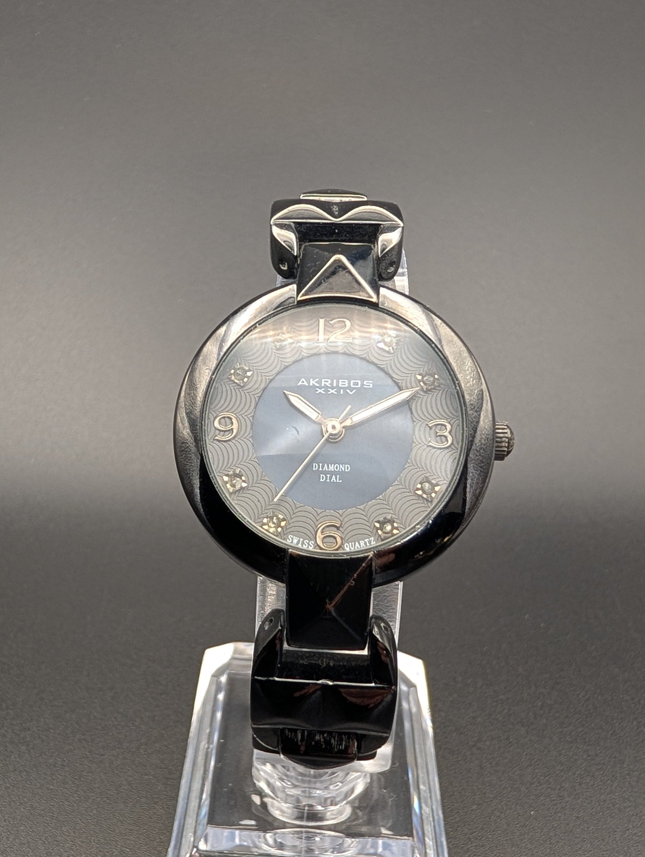 Akribos Diamond and Studs Women's Quartz Watch