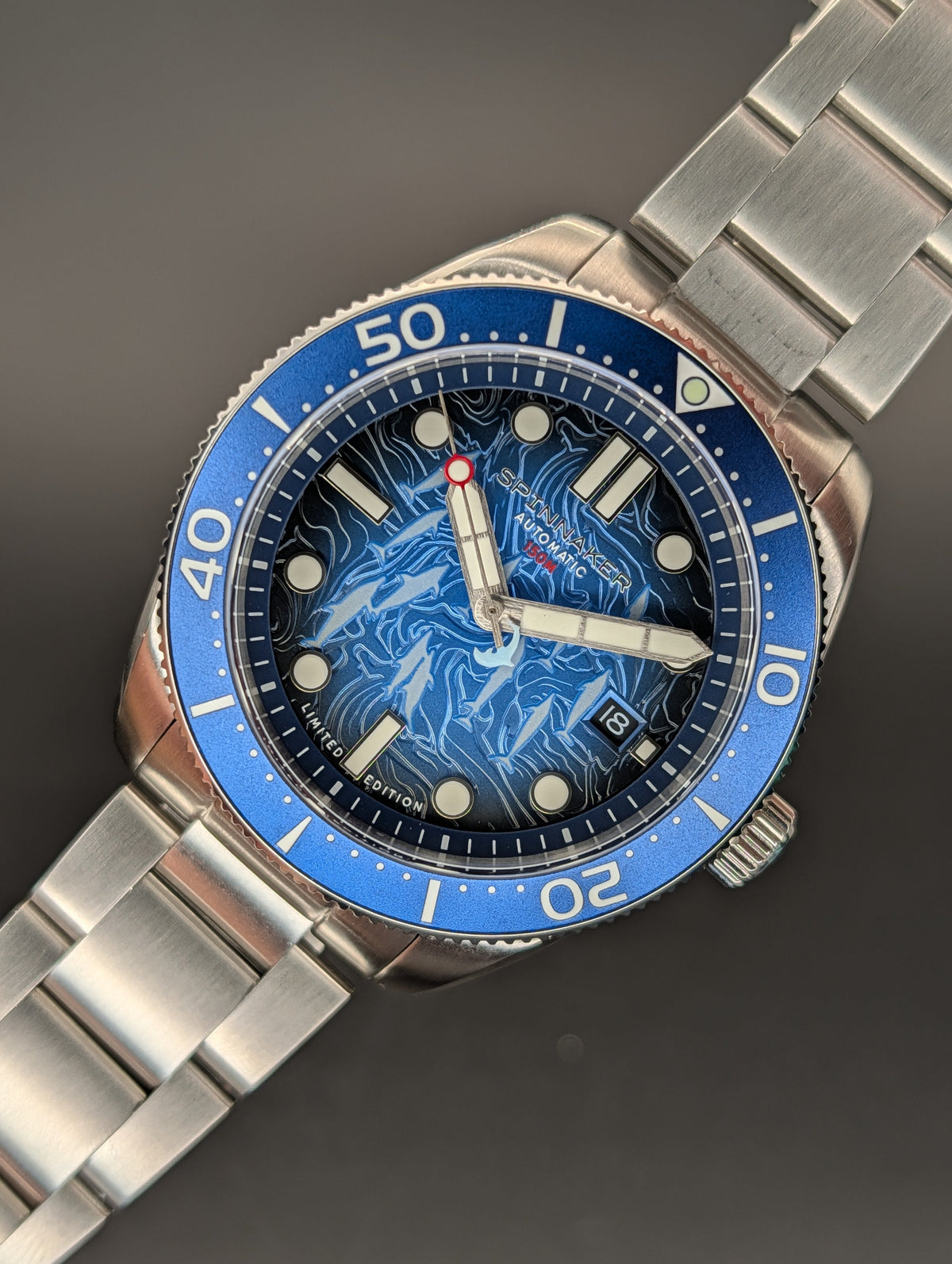 Spinnaker Croft Special Edition Dolphin Project Automatic Watch *New in Box*