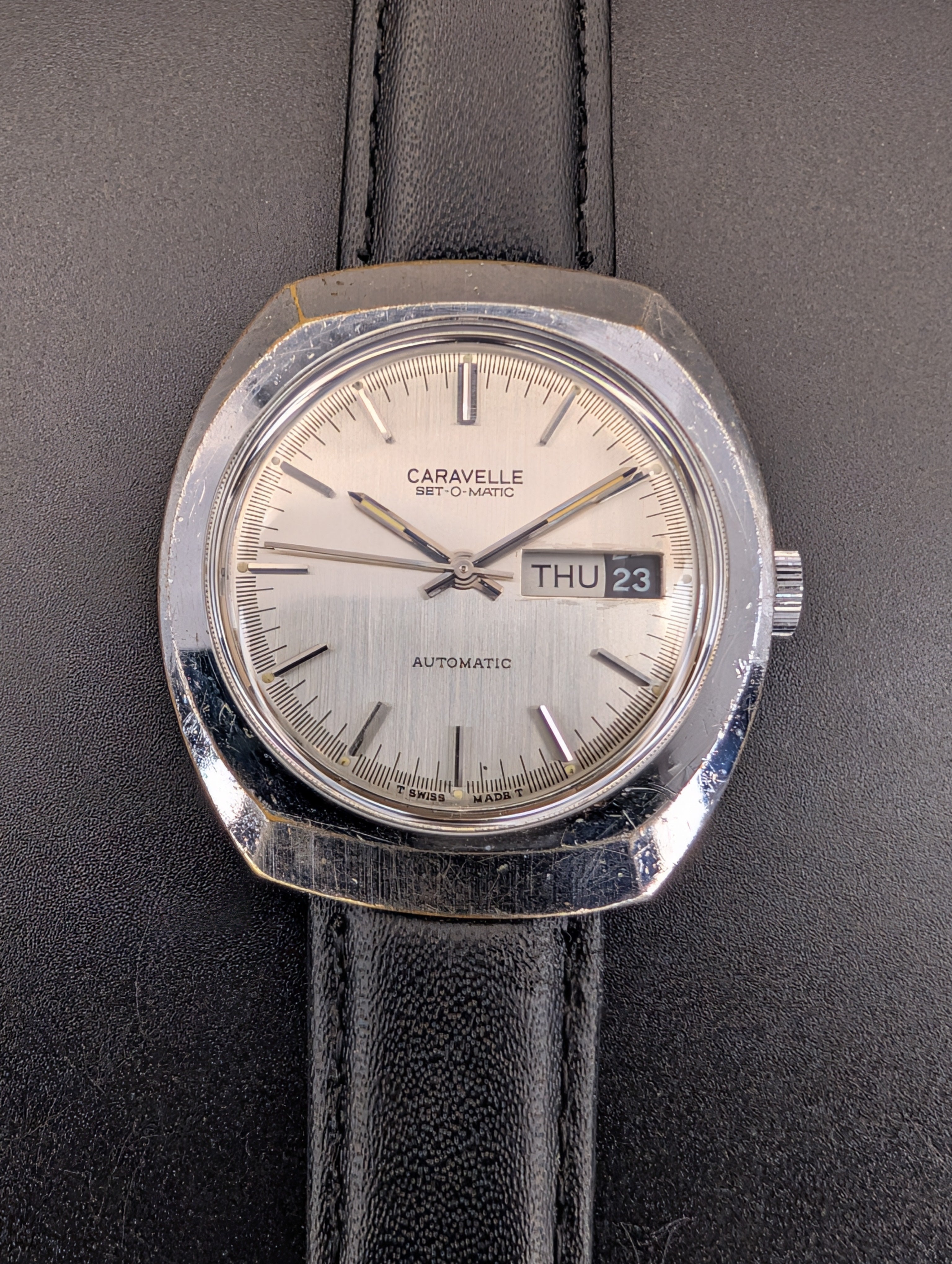 Caravelle Set-o-Matic (1975) Swiss Made Automatic Vintage Watch