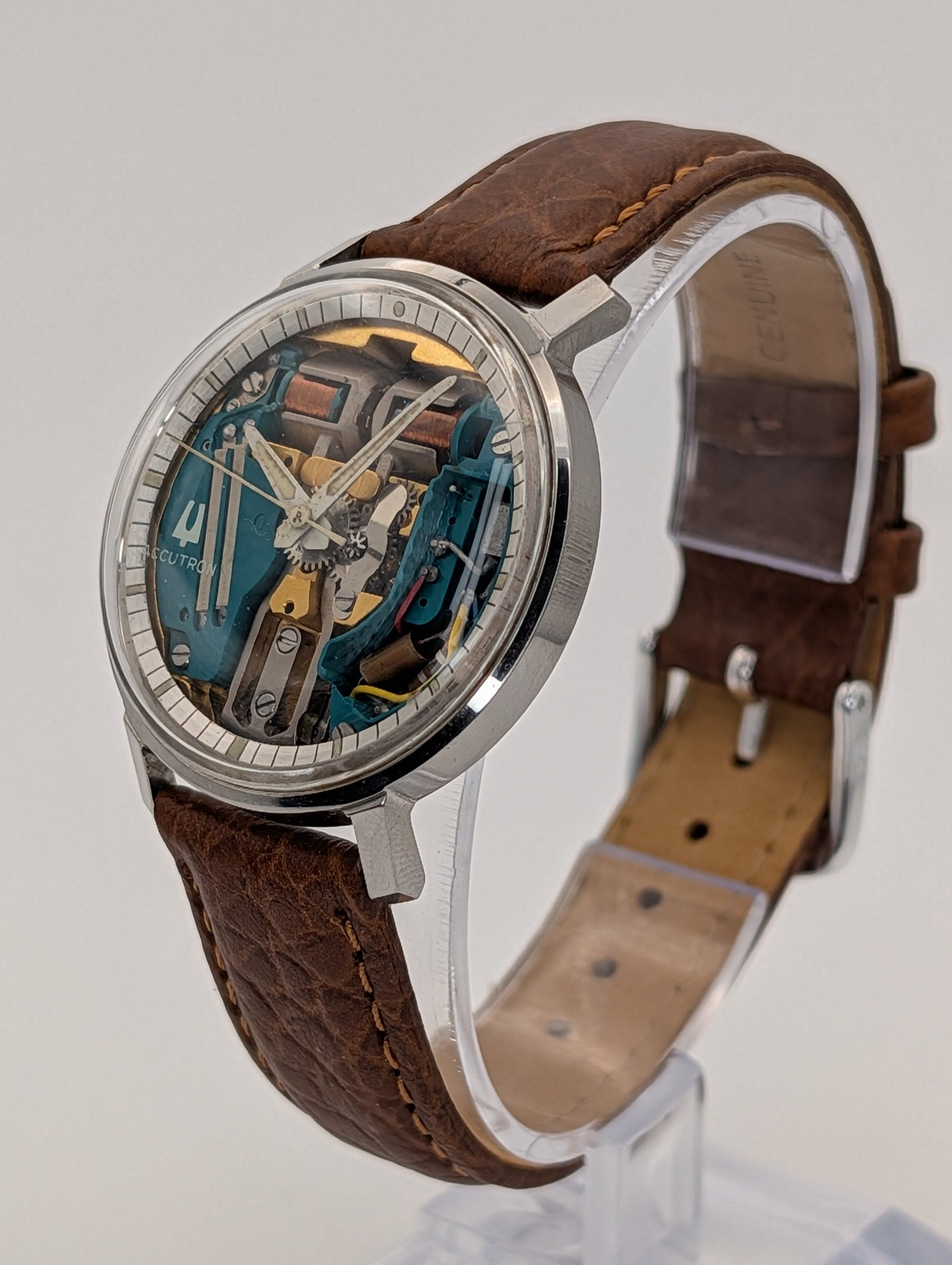 Accutron Spaceview (1970) Vintage Watch w/ Tuning Fork Movement