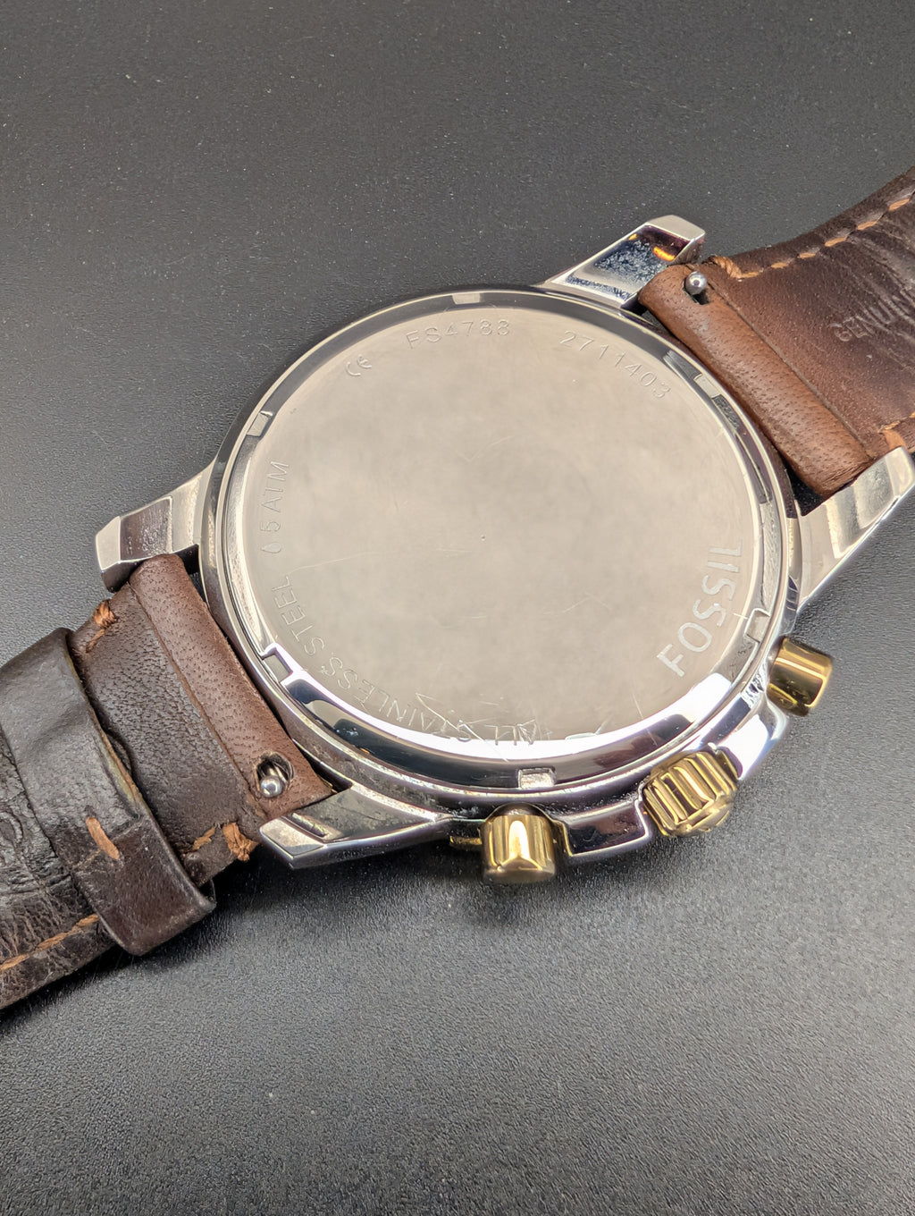 Fossil "Dean" Chronograph Quartz Watch ref. FS4788