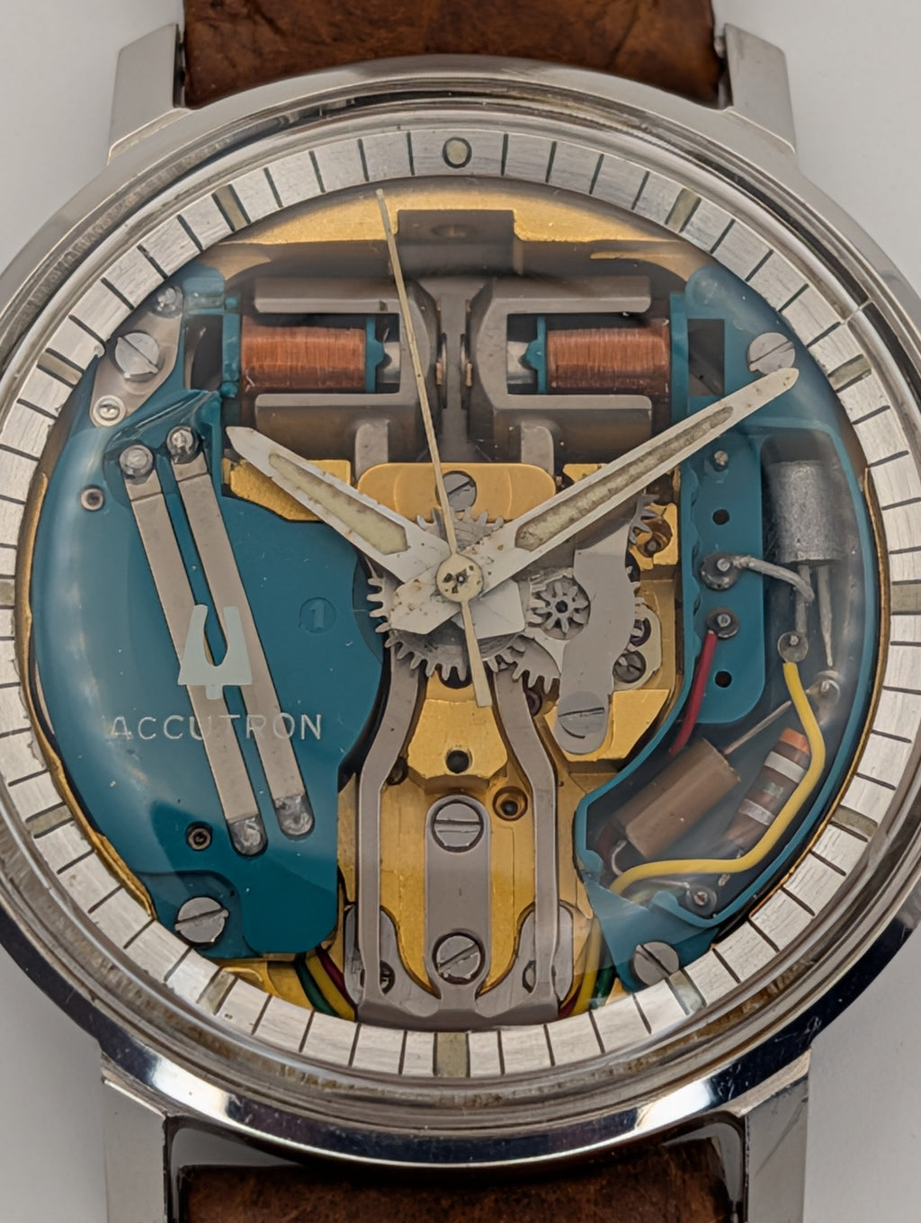 Accutron Spaceview (1970) Vintage Watch w/ Tuning Fork Movement
