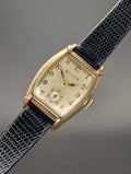 Bulova Lexington (1949) Tonneau Style Vintage Watch in Gold Filled Case