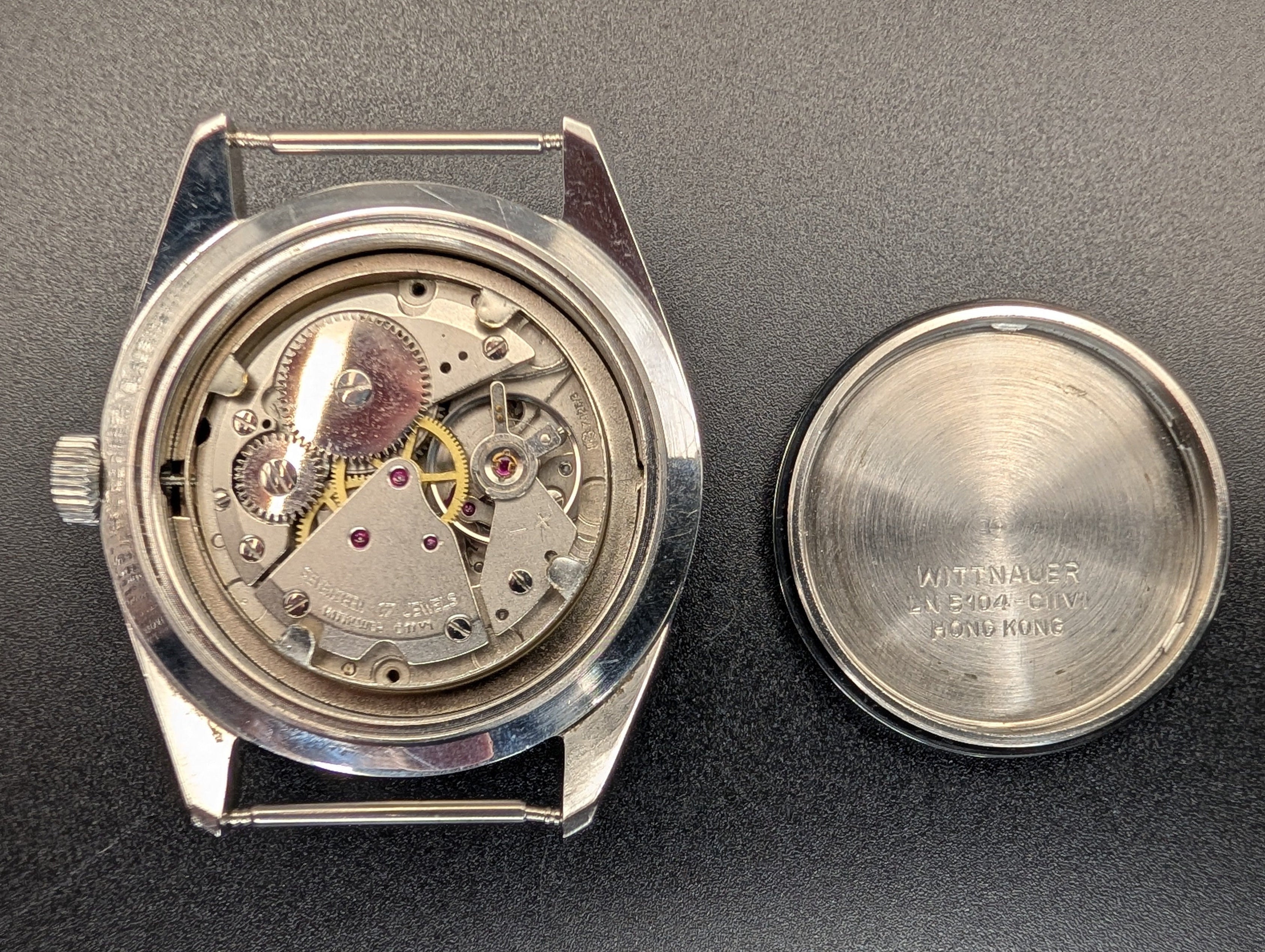 Wittnauer Diver (1980s) Mechanical Vintage Watch w/ "Coke" Bezel