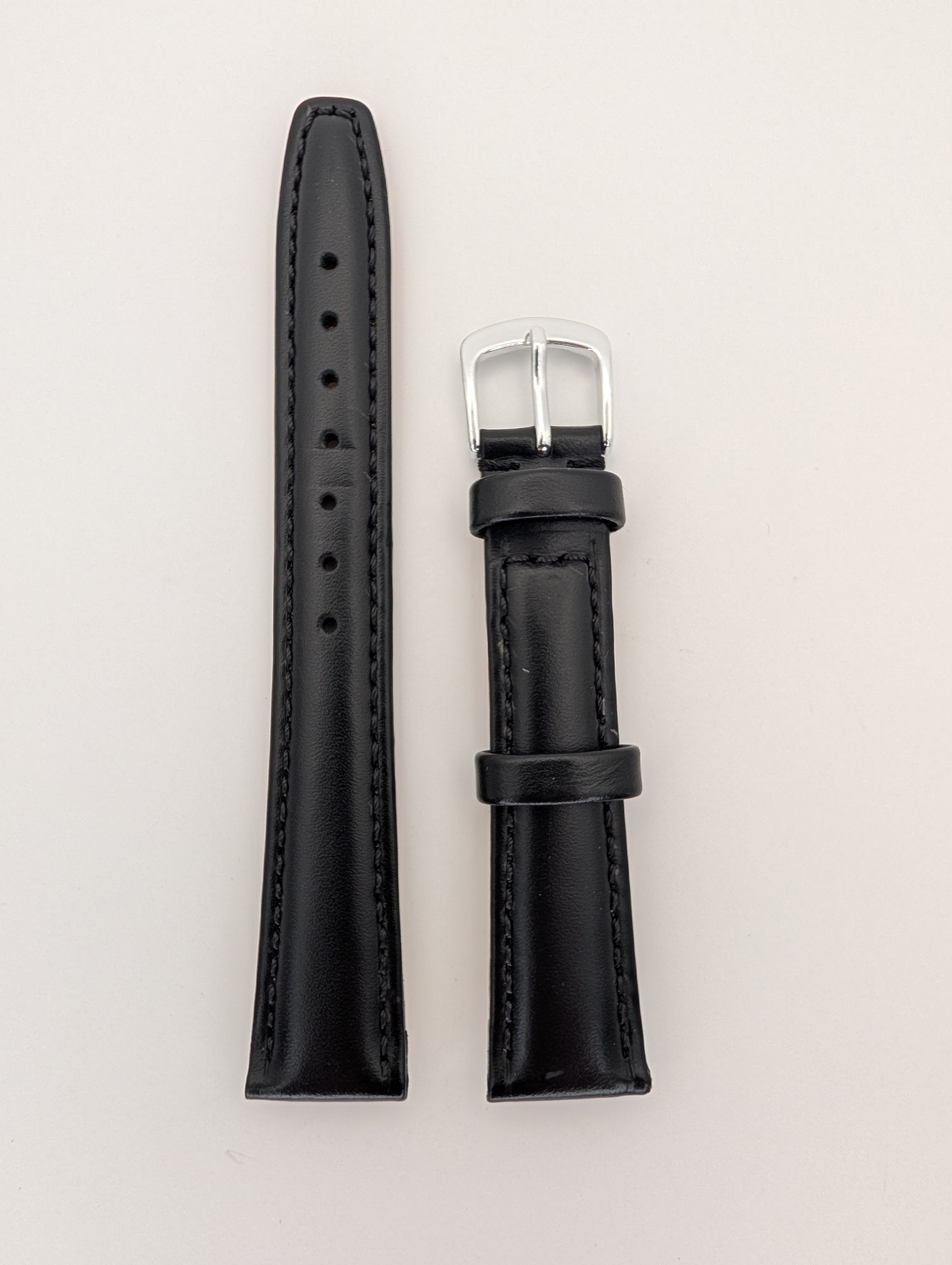 Hadley Roma Genuine Leather Strap (17mm) Padded Stitch