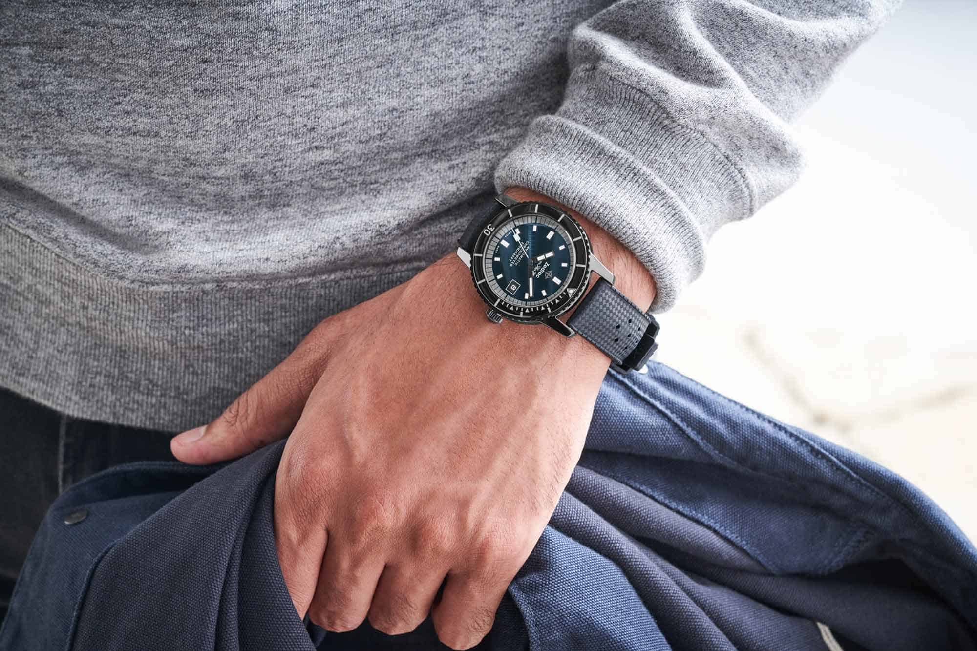Zodiac Super Sea Wolf Ceramic Compression Diver Automatic *New in Box*
