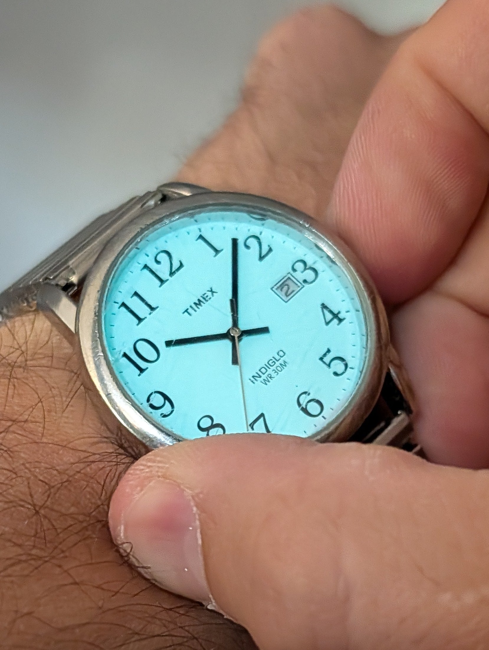 Timex Indiglo Quartz Watch w/ Date Display E7