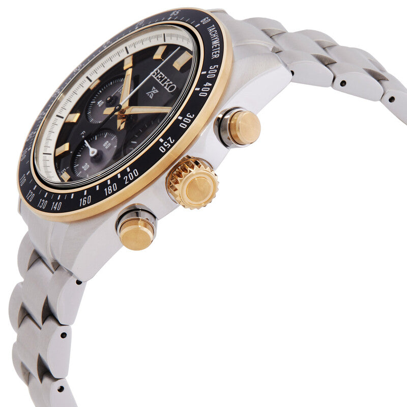 Seiko Prospex Speedtimer Solar Chronograph Watch in Two Tone Stainless Steel ref. SSC941 *New in Box*