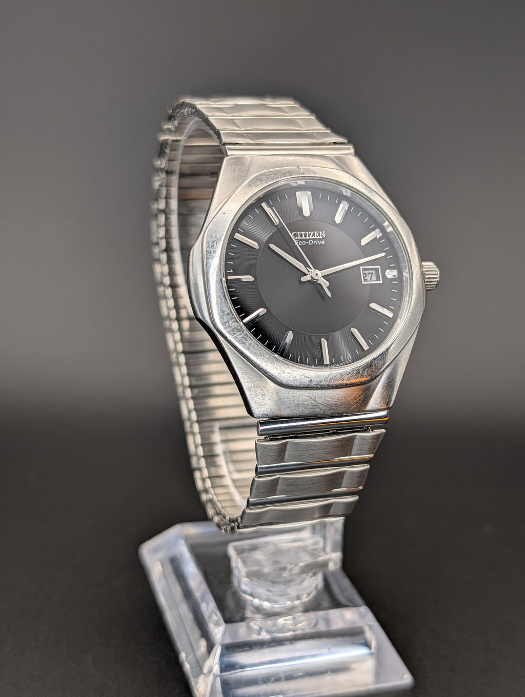 Citizen Eco Drive Solar Quartz Watch in Stainless Steel ref. E111-S022908