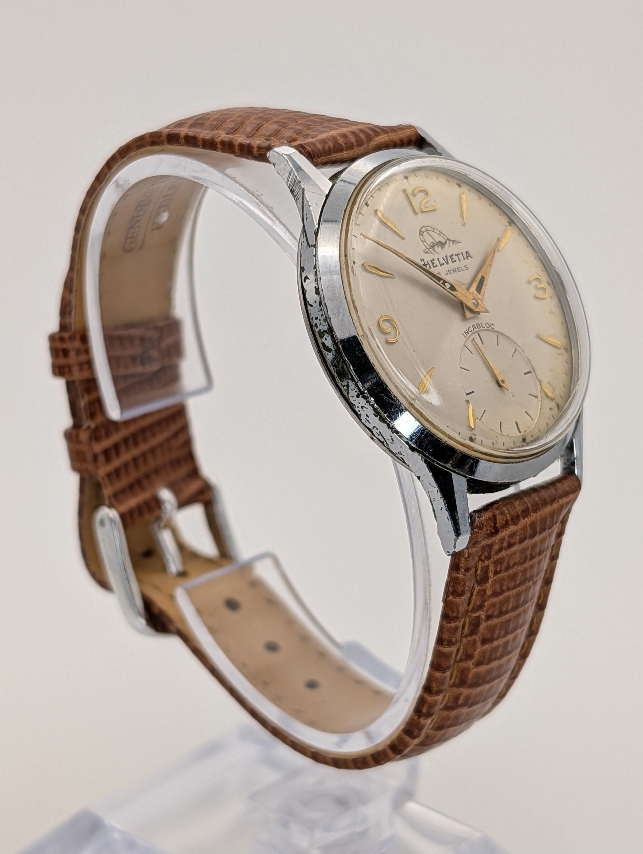 Helvetia Swiss Made Vintage Mechanical Watch