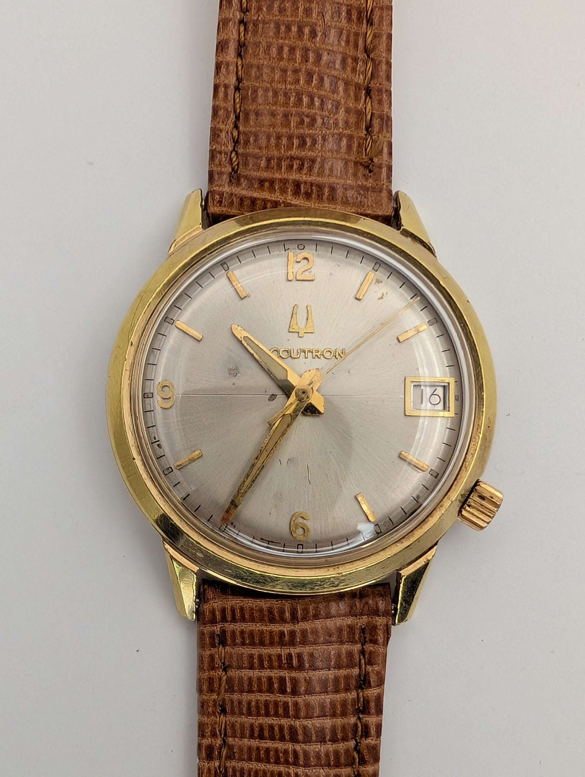 Accutron Tuning Fork (1977) cal. 2192 Gold Plated Bezel