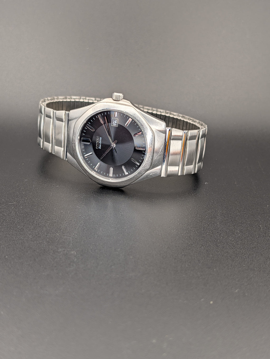 Citizen Eco Drive Solar Quartz Watch in Stainless Steel ref. E111-S022908