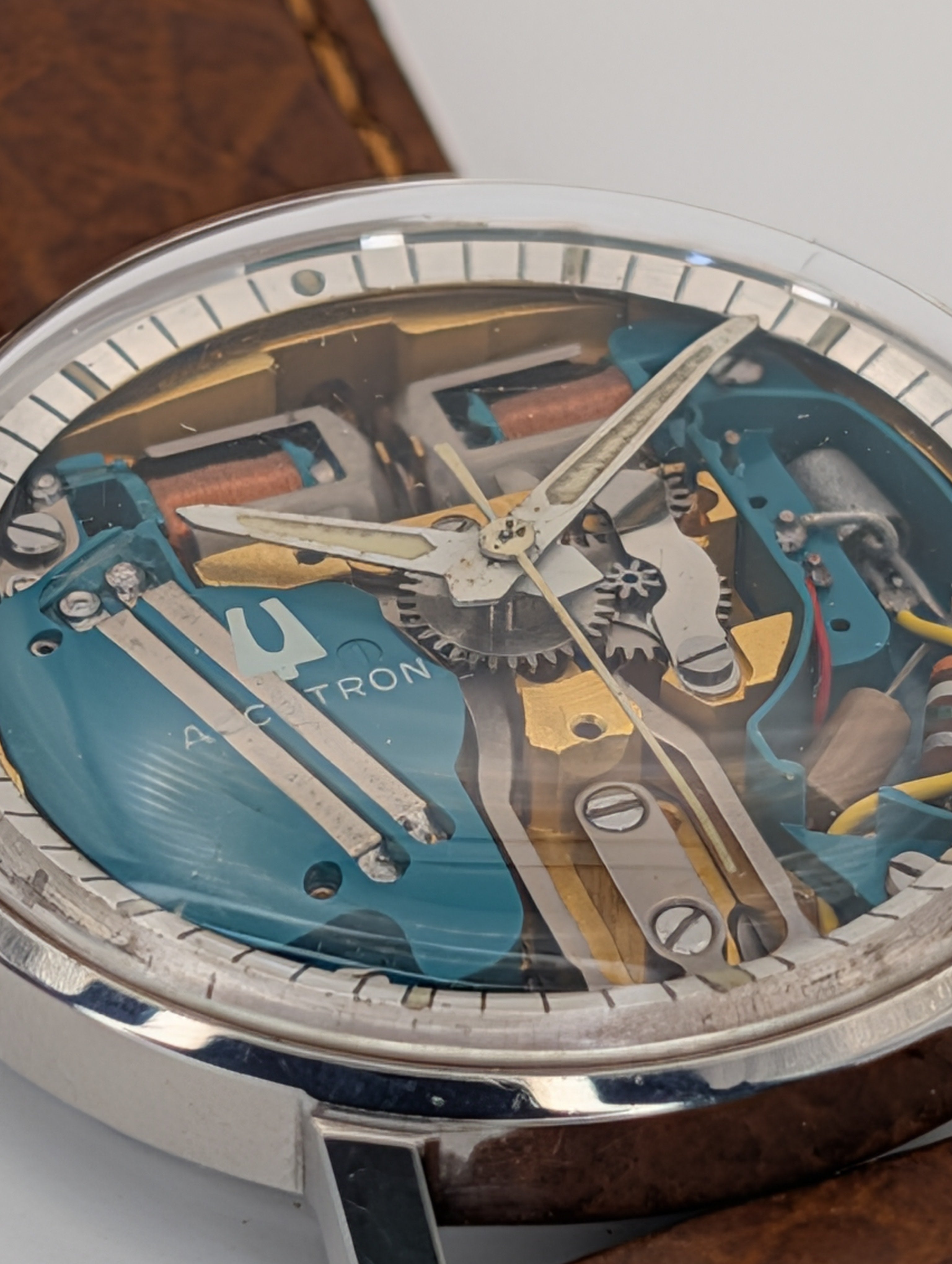 Accutron Spaceview (1970) Vintage Watch w/ Tuning Fork Movement