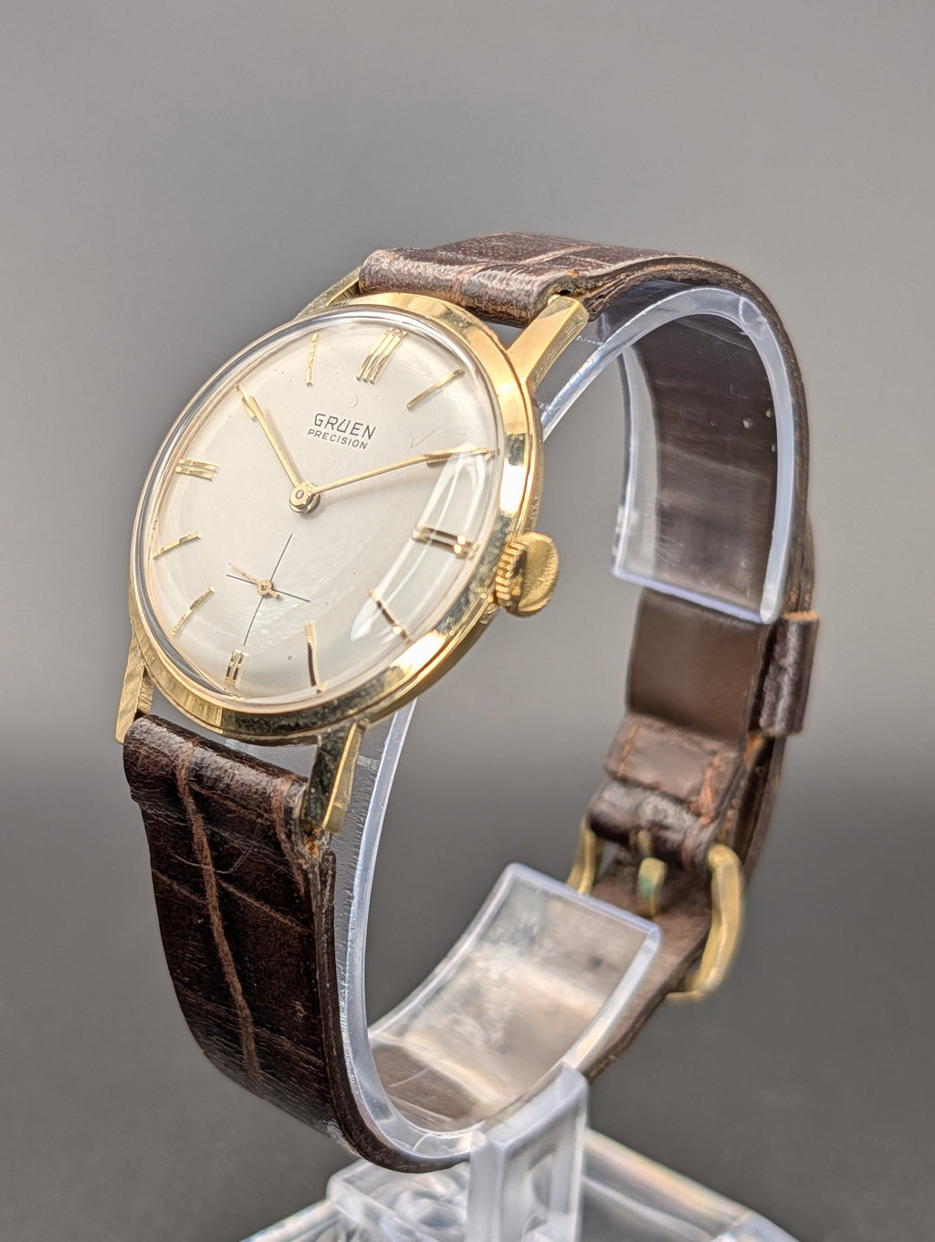 Gruen Precision "James Bond" (1960s) Mechanical Watch w/ Small Seconds