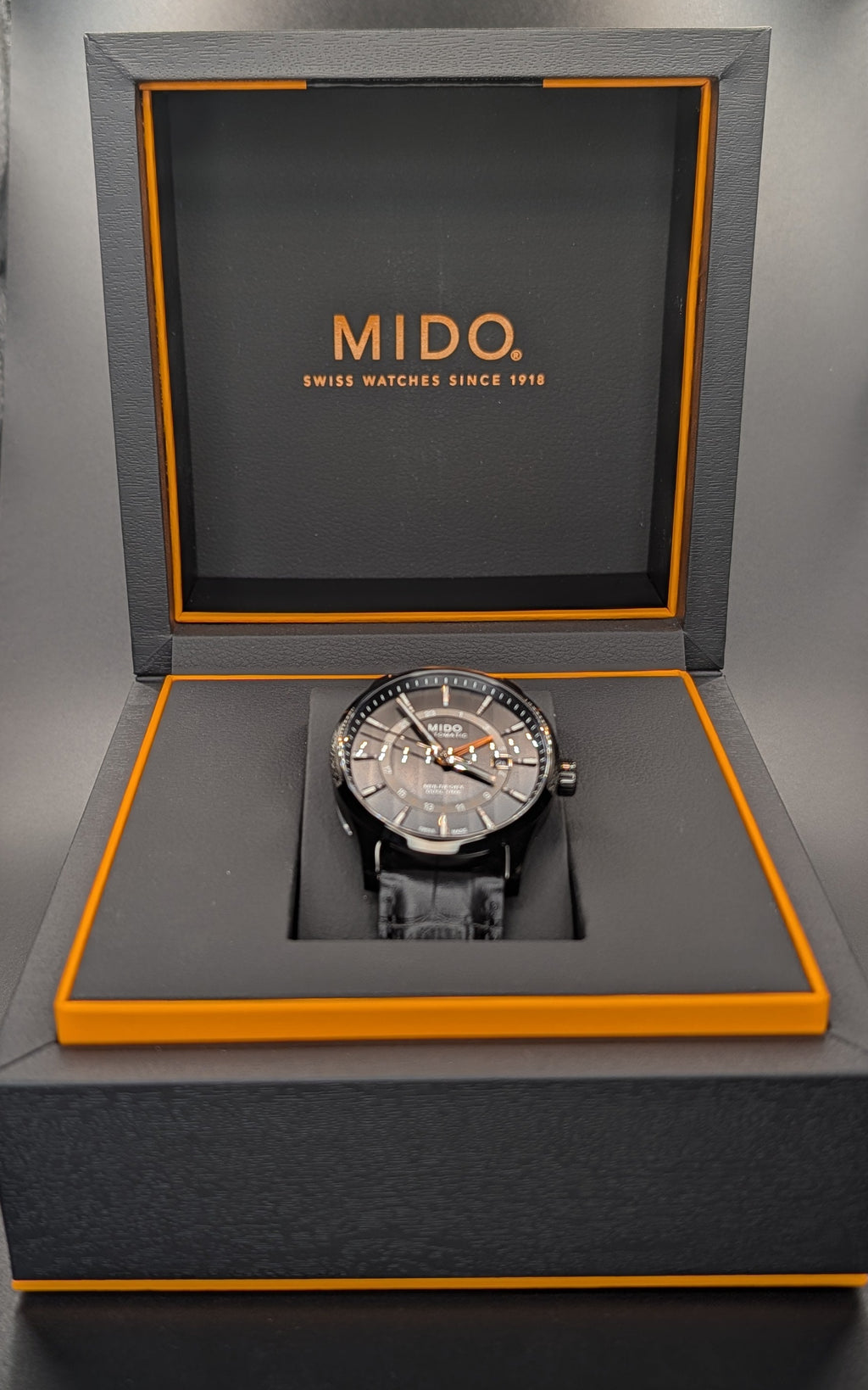 Mido Multifort Dual Time GMT Automatic Watch ref. MO38429 *New in Box*