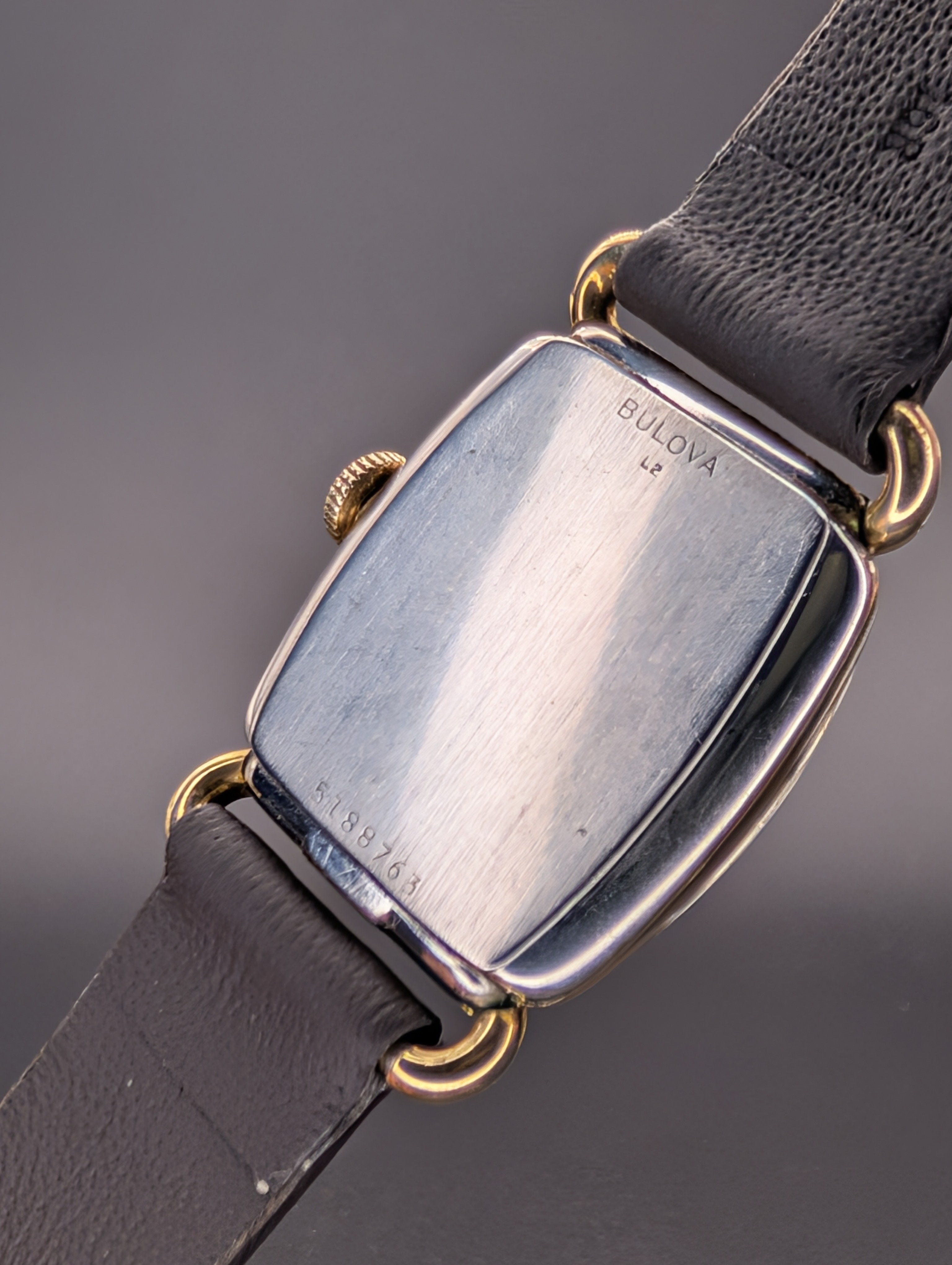 Bulova Director (1949) Horn Lug Swiss Made Vintage Watch